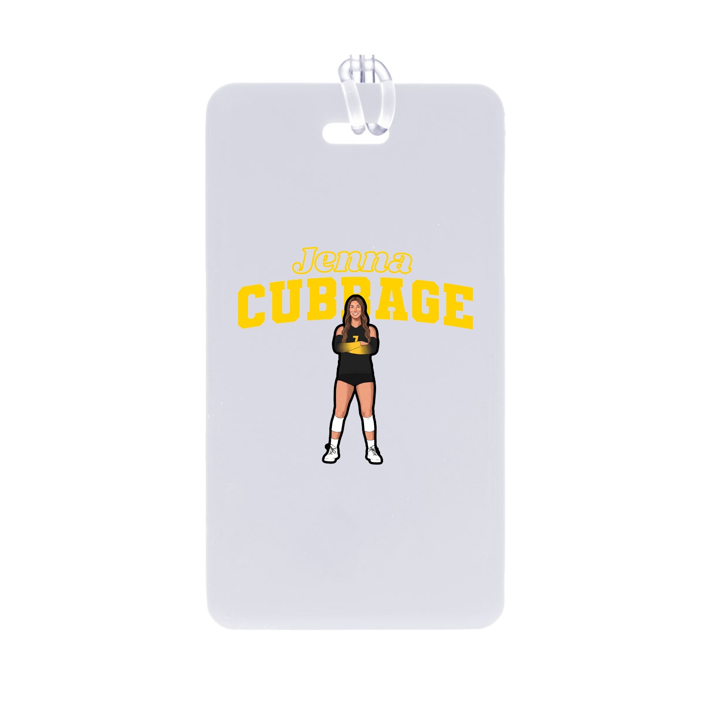 Bag Tag — Name Arch in Classic