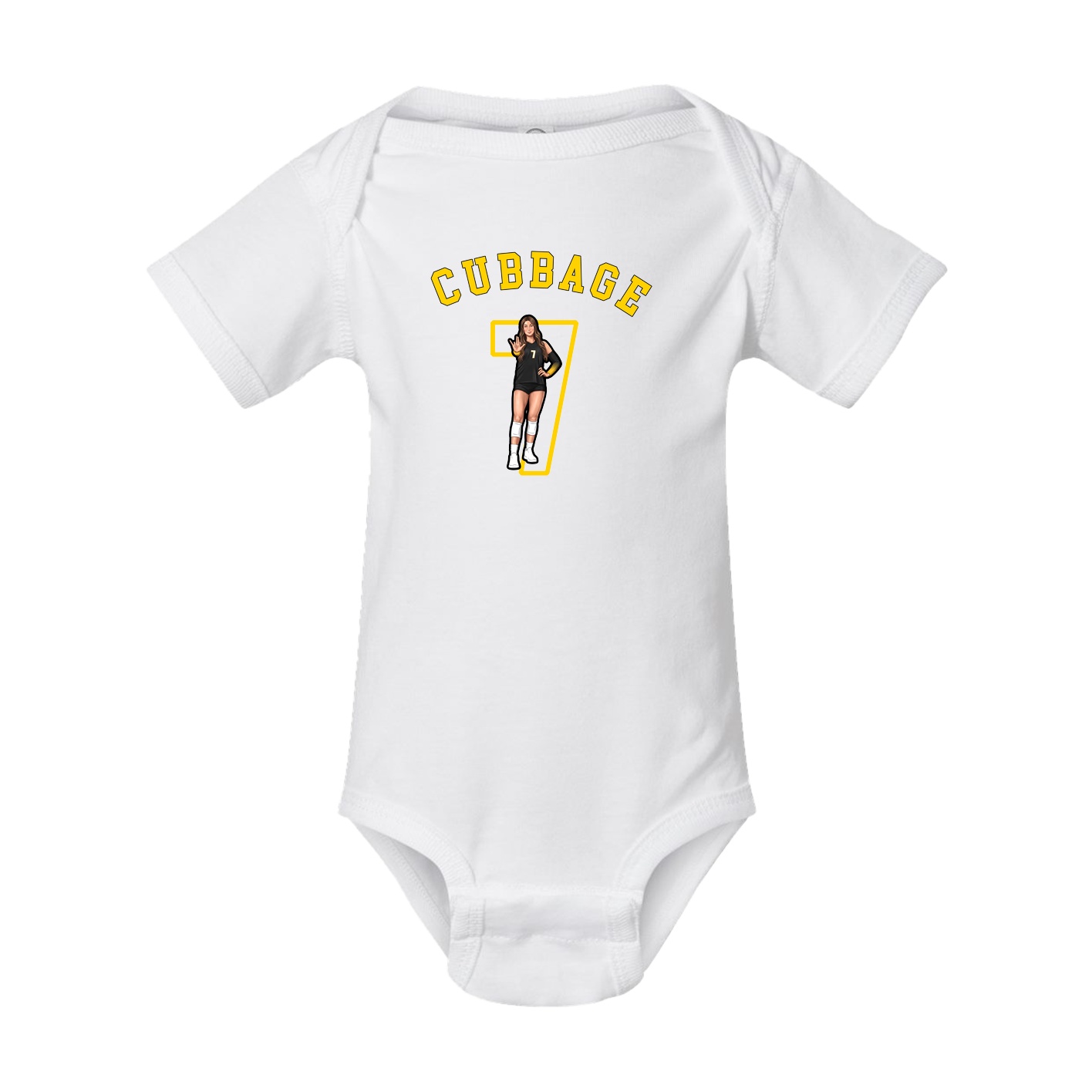 Baby Onesie — Shirsey Arch in White