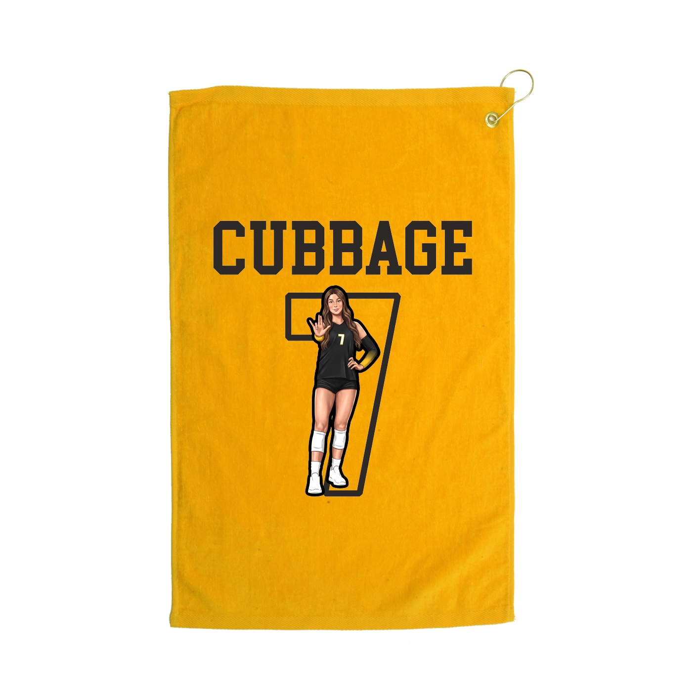 Golf Towel — Shirsey in Gold