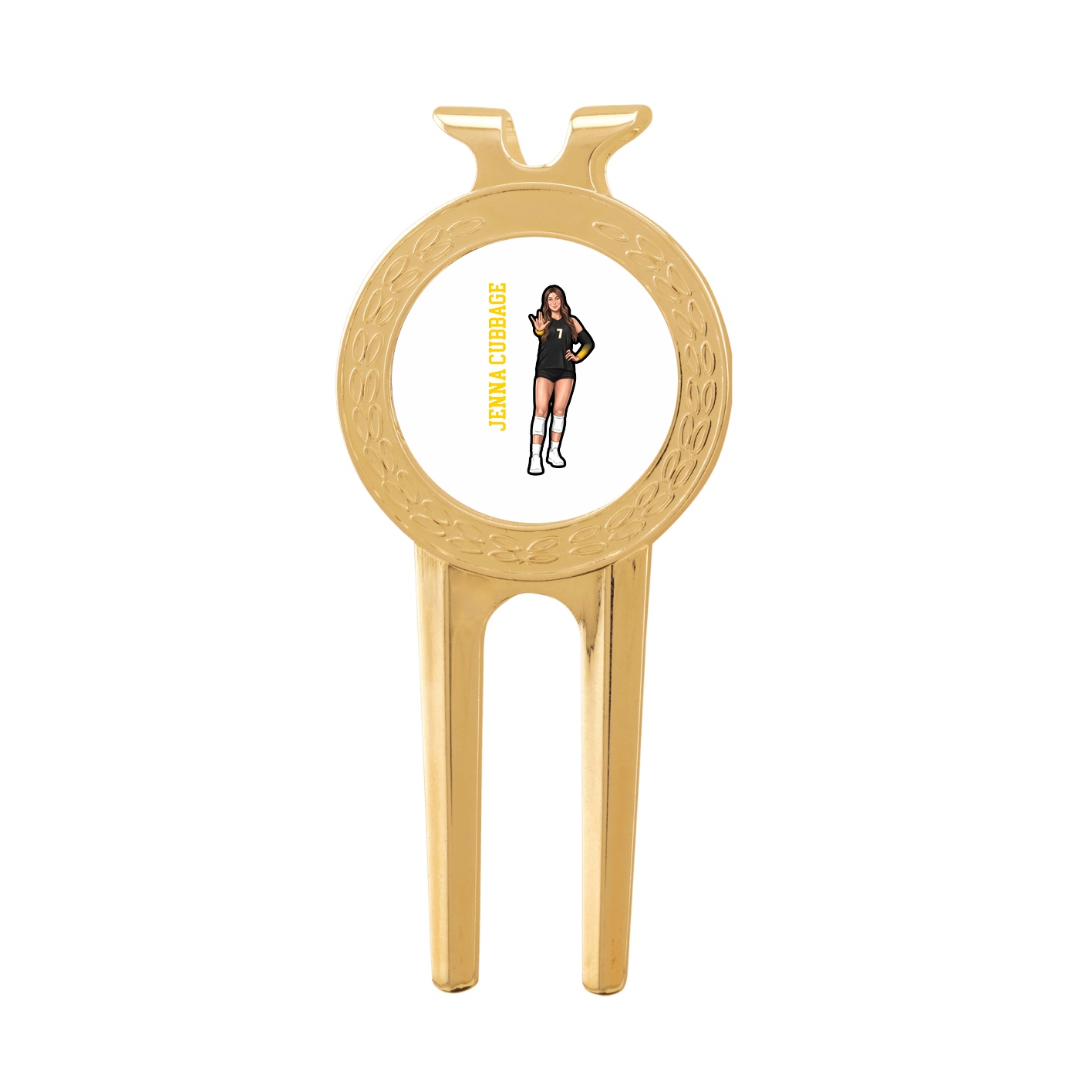 Divot Tool with Ball Marker — Name Vertical in Classic