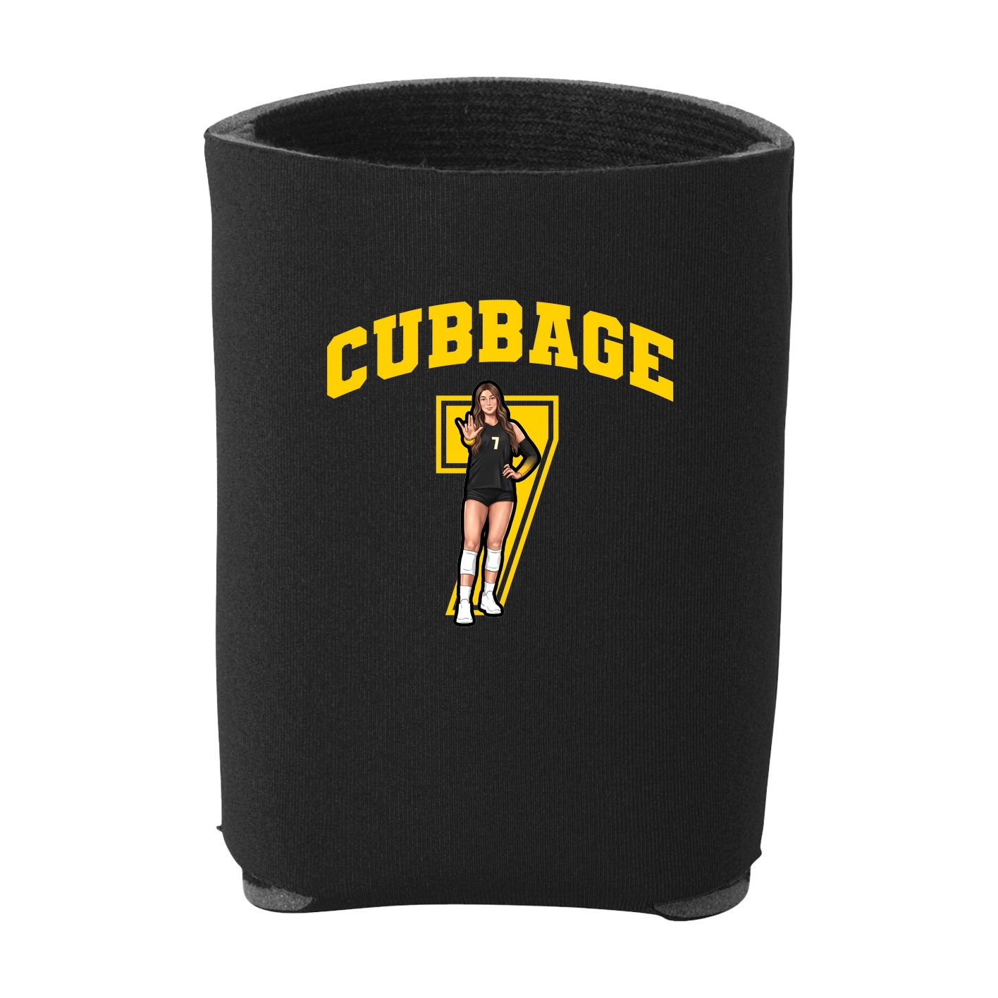 Can Holder — Number in Black