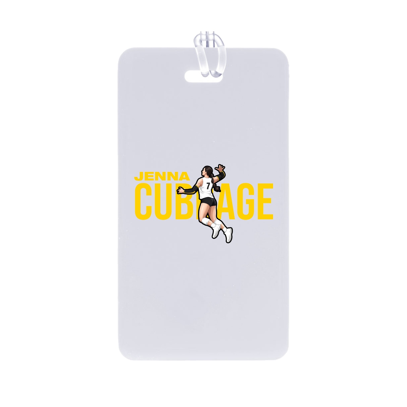 Bag Tag — Player Name in Classic