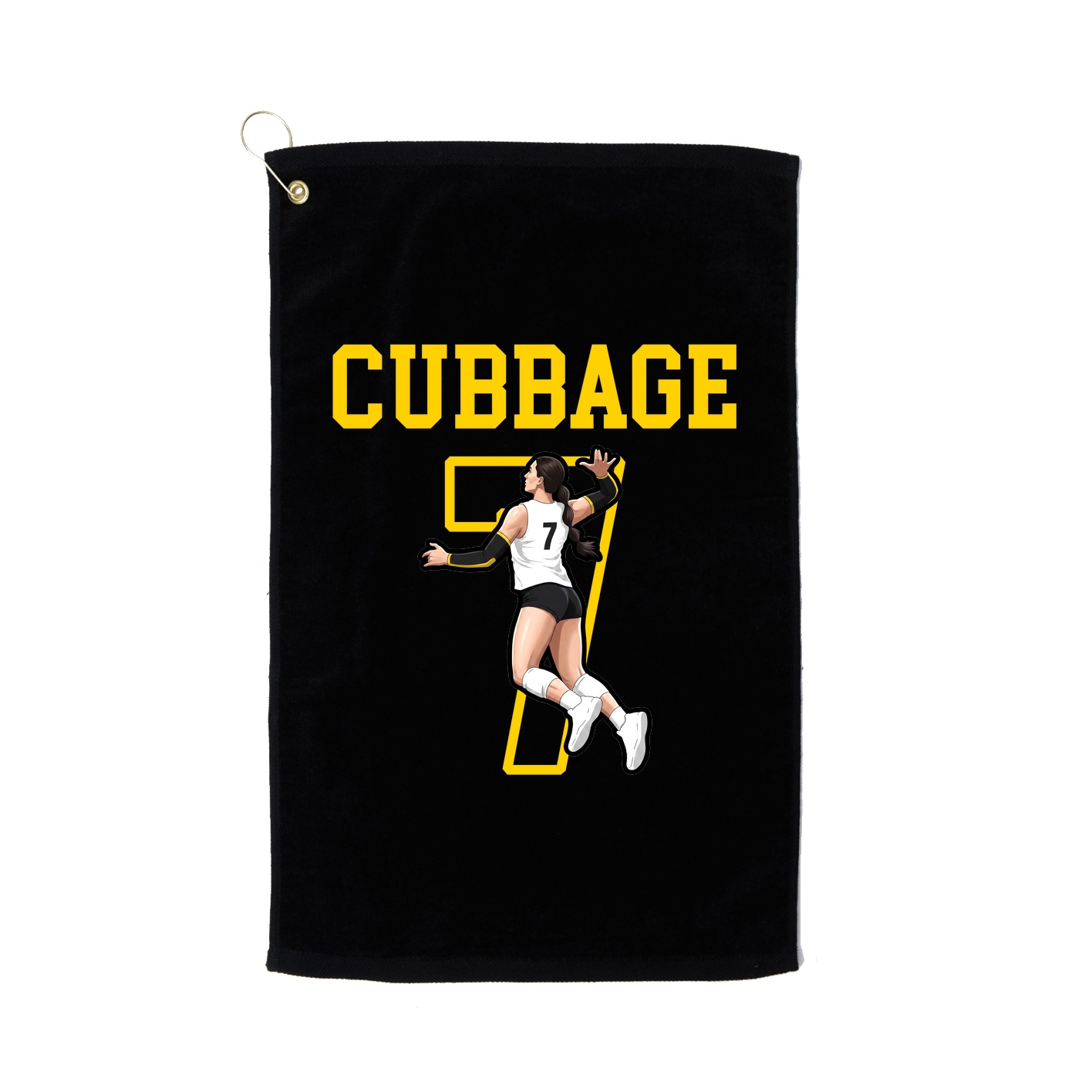 Golf Towel — Shirsey in Black