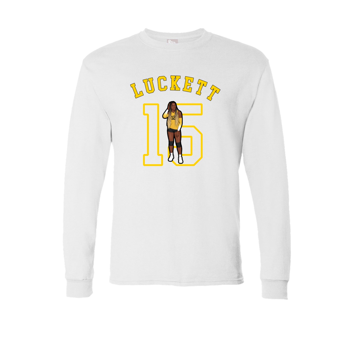Long Sleeve Tee — Shirsey Arch in White