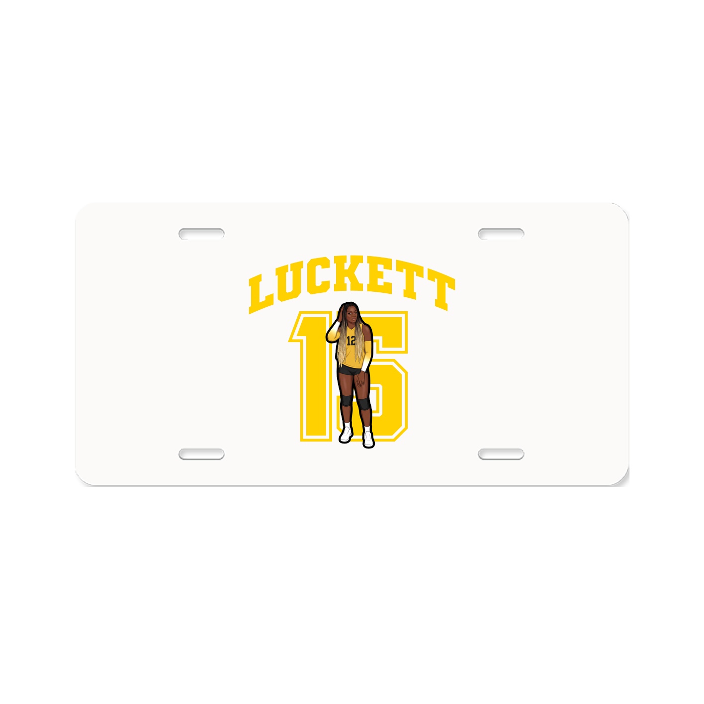 License Plate — Number in Classic