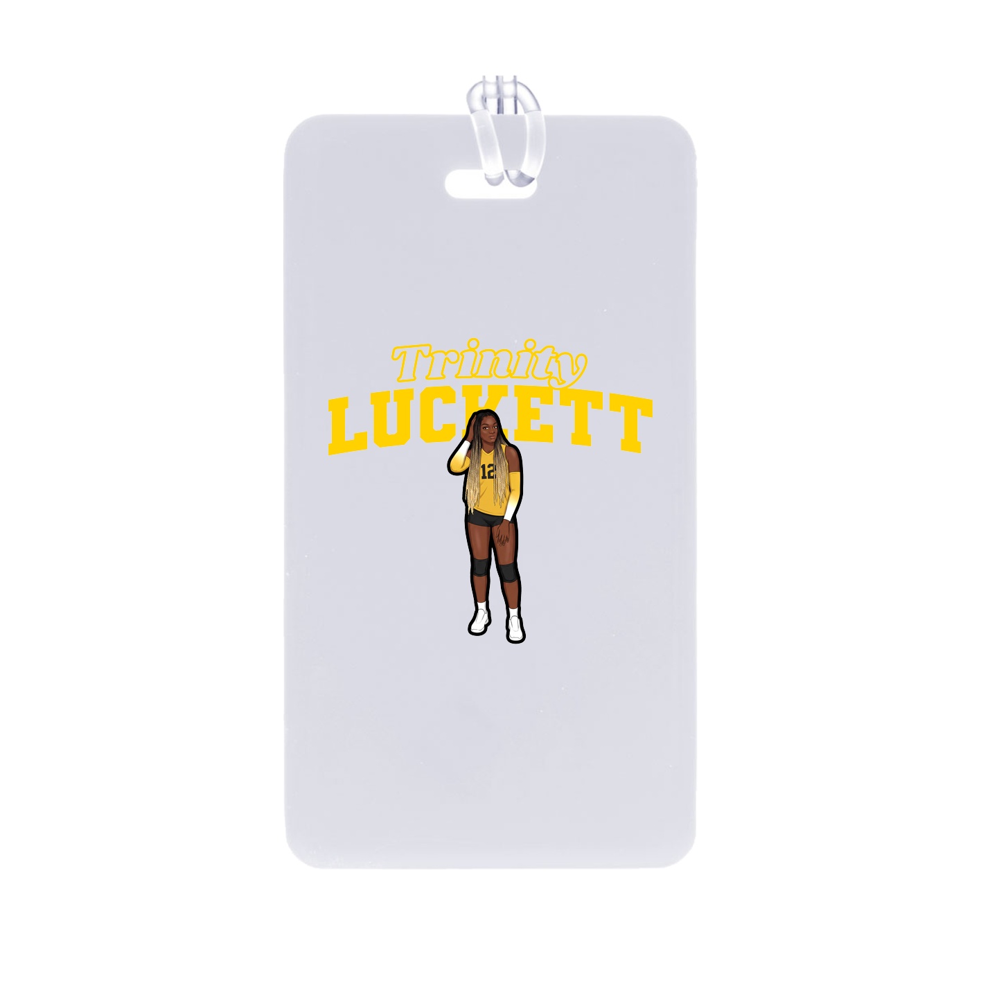 Bag Tag — Name Arch in Classic