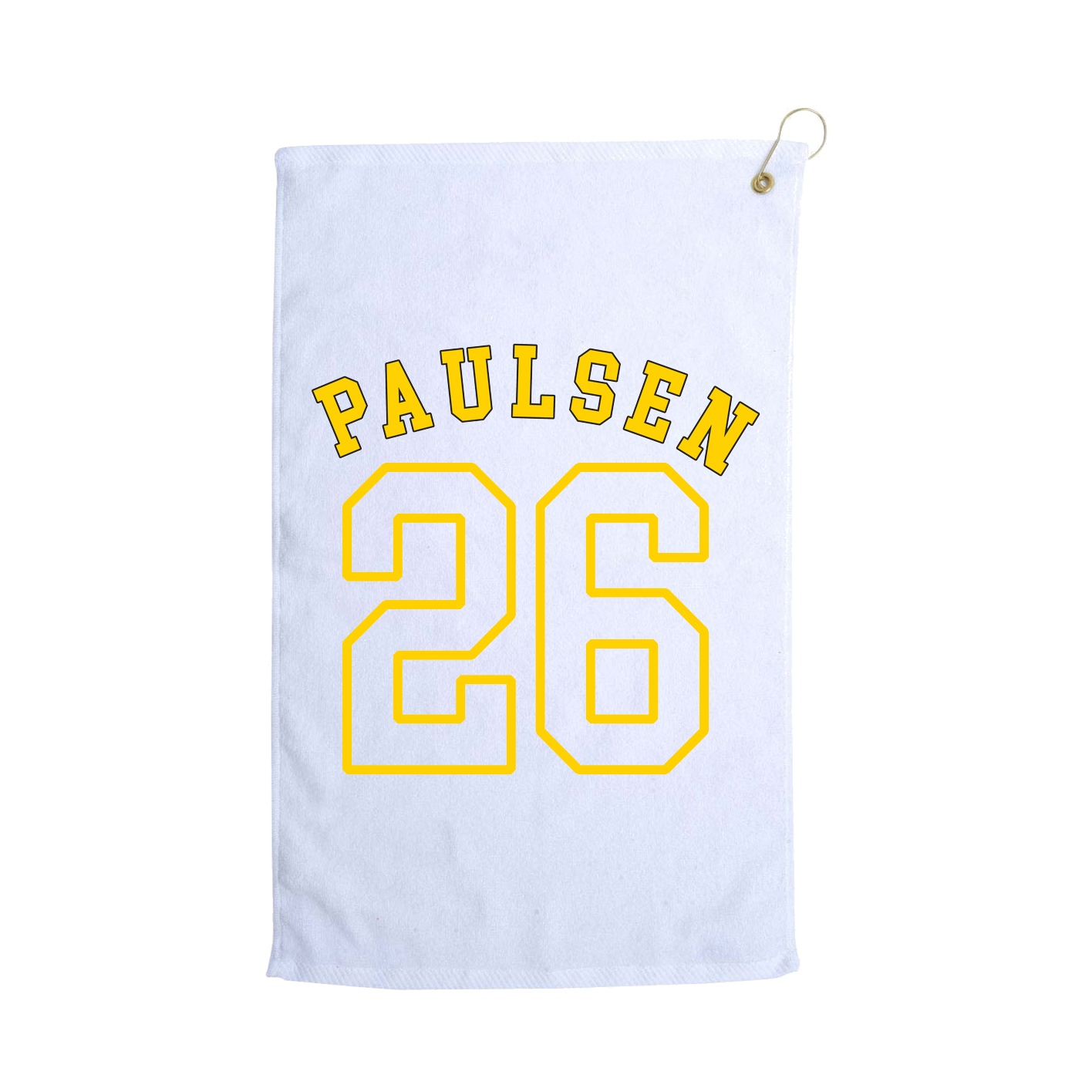 Golf Towel — Shirsey Arch in White