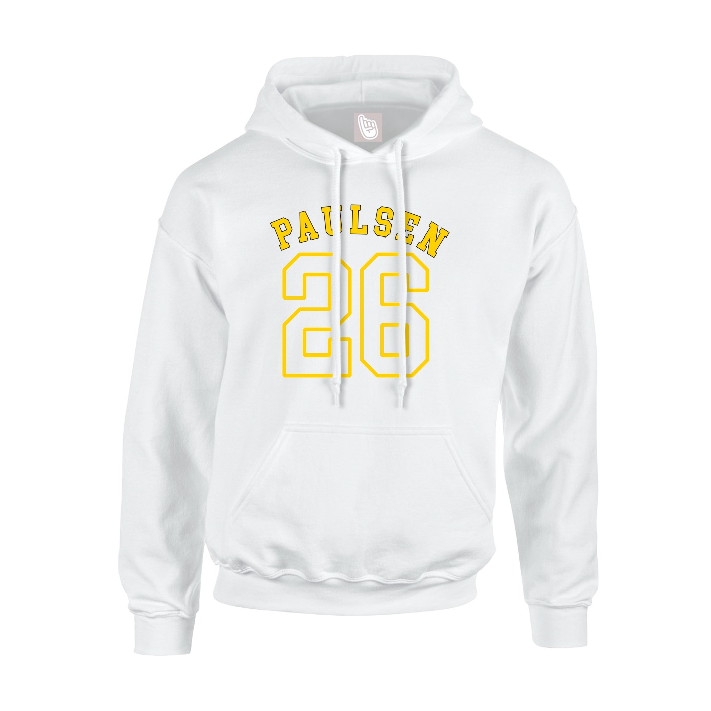 Hoodie — Shirsey Arch in White
