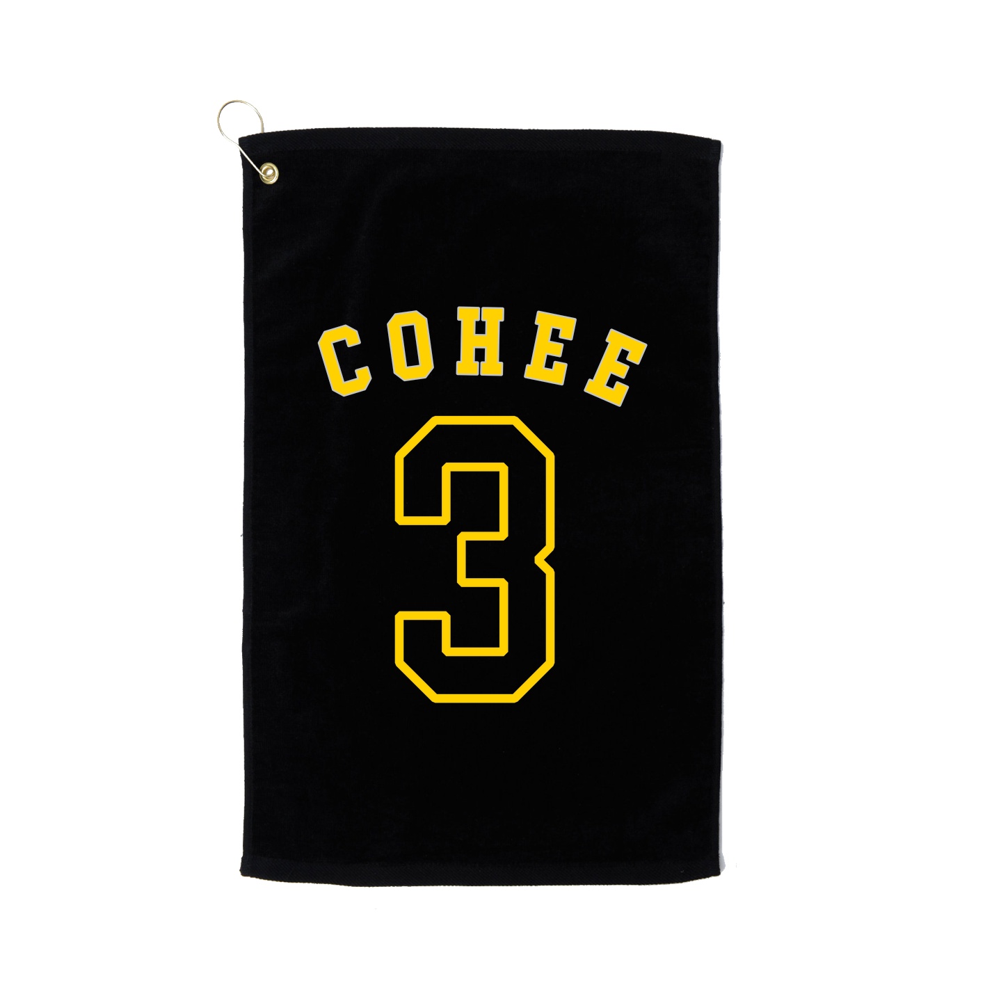 Golf Towel — Shirsey Arch in Black