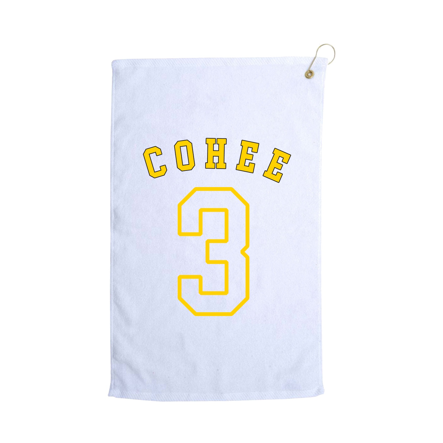 Golf Towel — Shirsey Arch in White