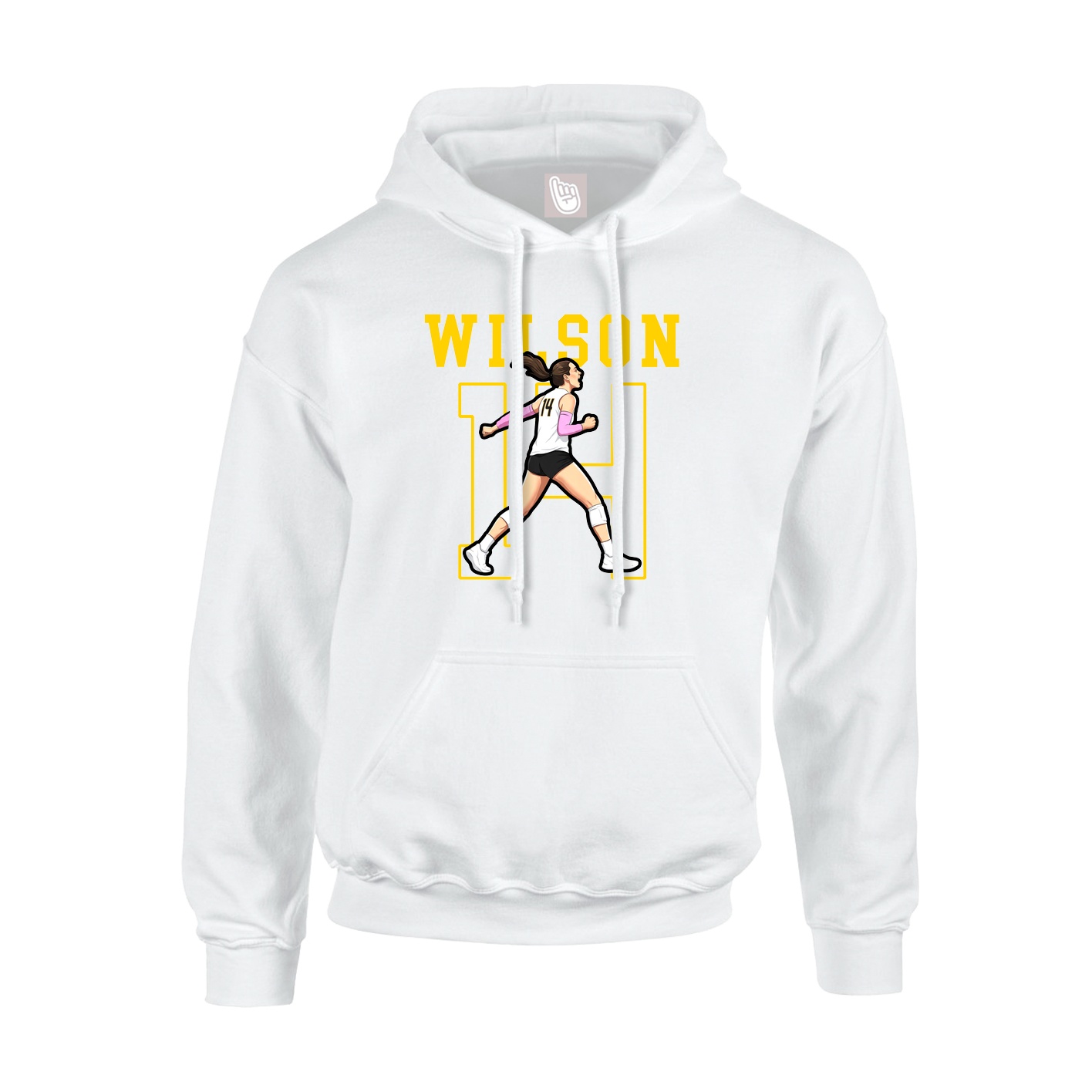 Hoodie — Shirsey in White