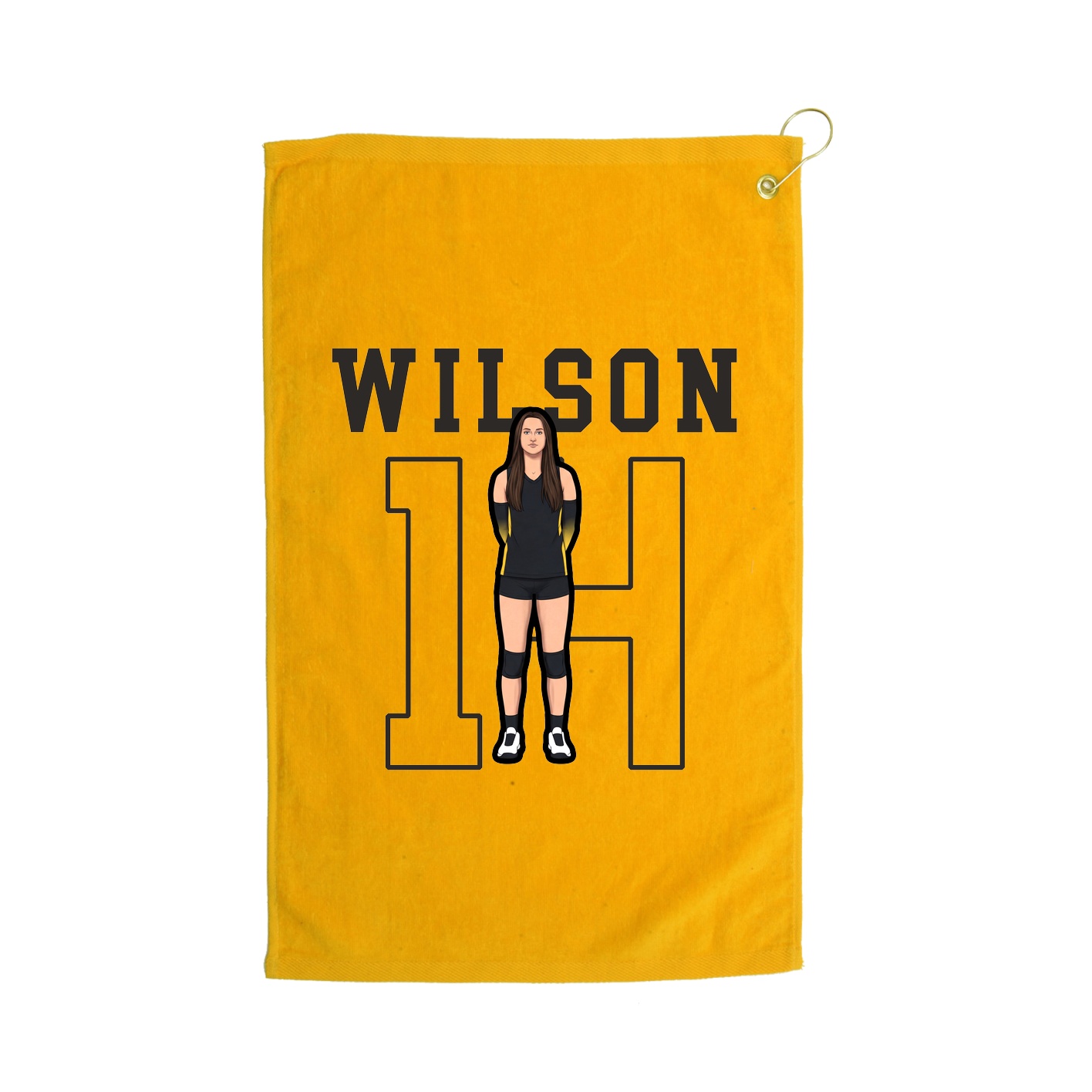Golf Towel — Shirsey in Gold