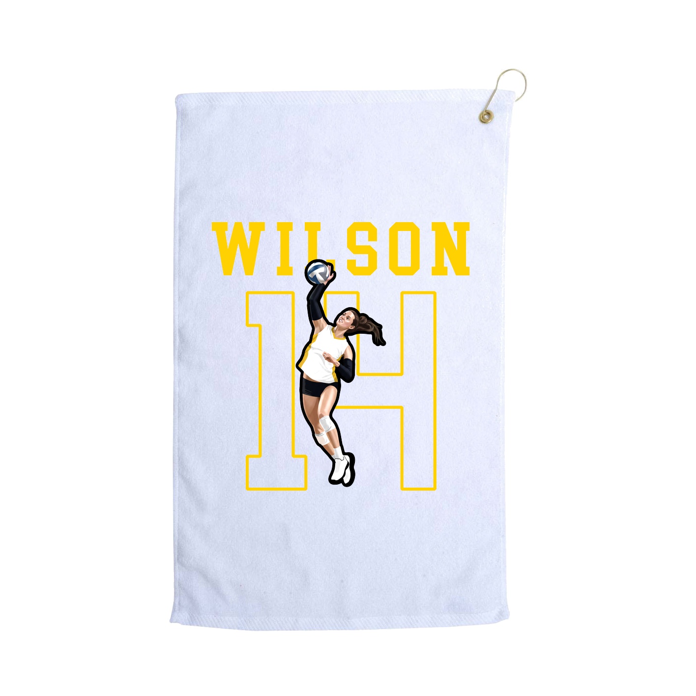 Golf Towel — Shirsey in White