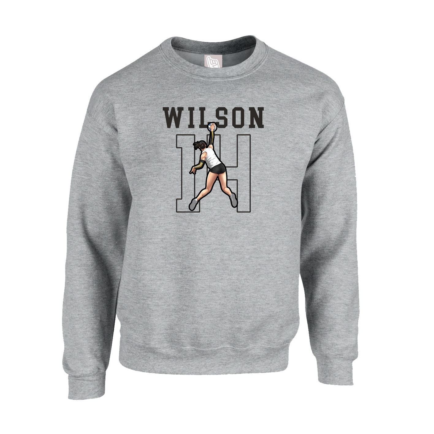 Fleece Crew — Shirsey in Grey