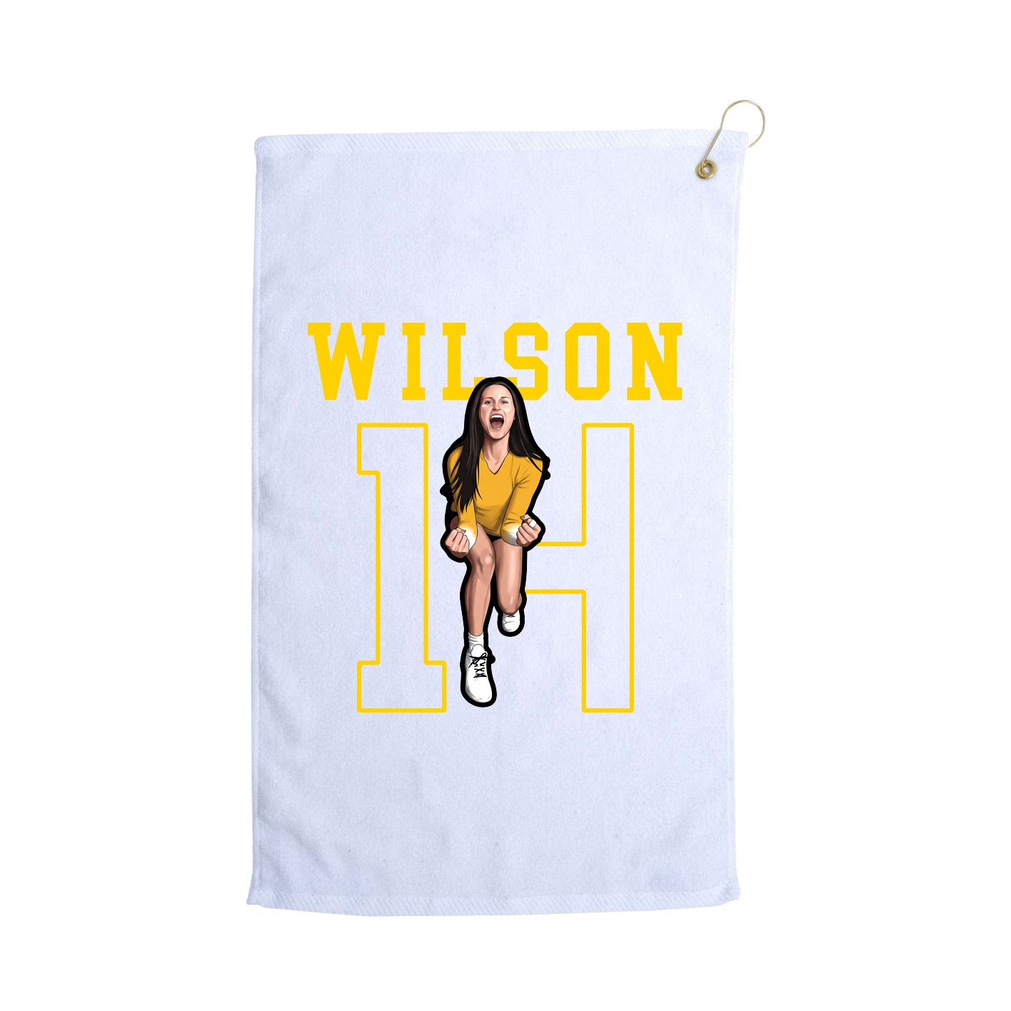 Golf Towel — Shirsey in White