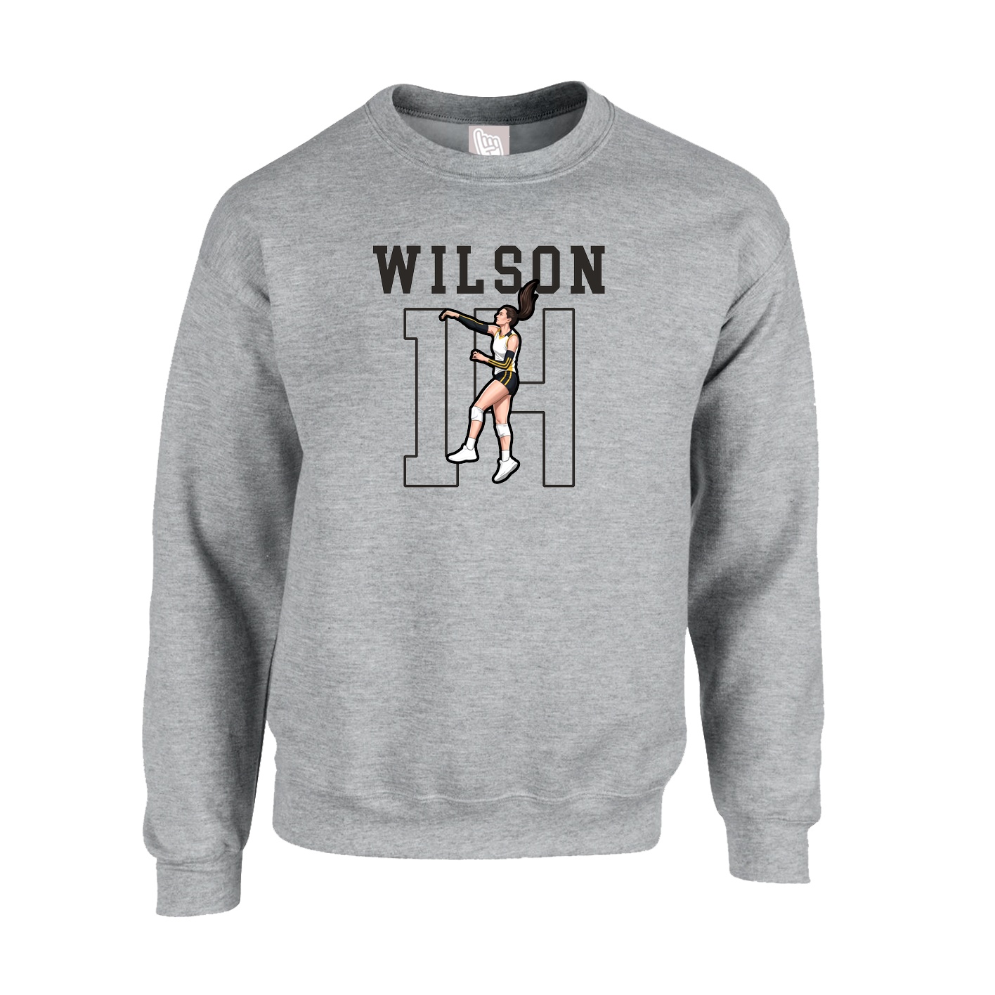 Fleece Crew — Shirsey in Grey