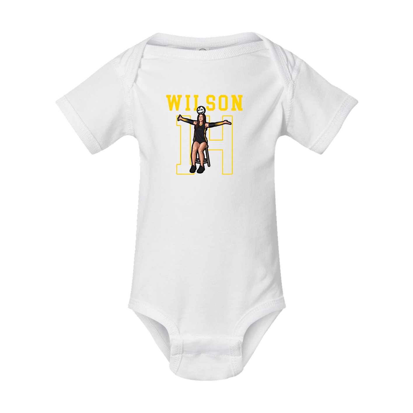 Baby Onesie — Shirsey in White