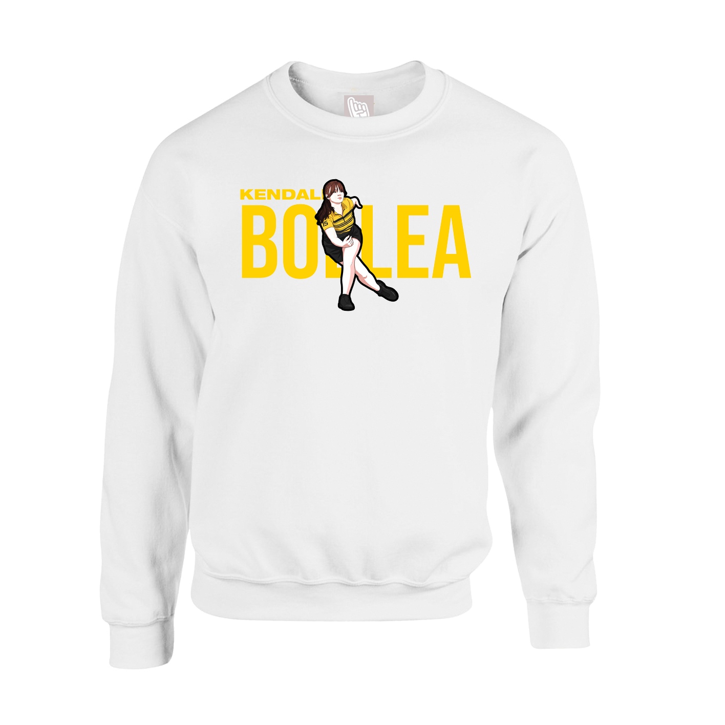 Fleece Crew — Player Name in White