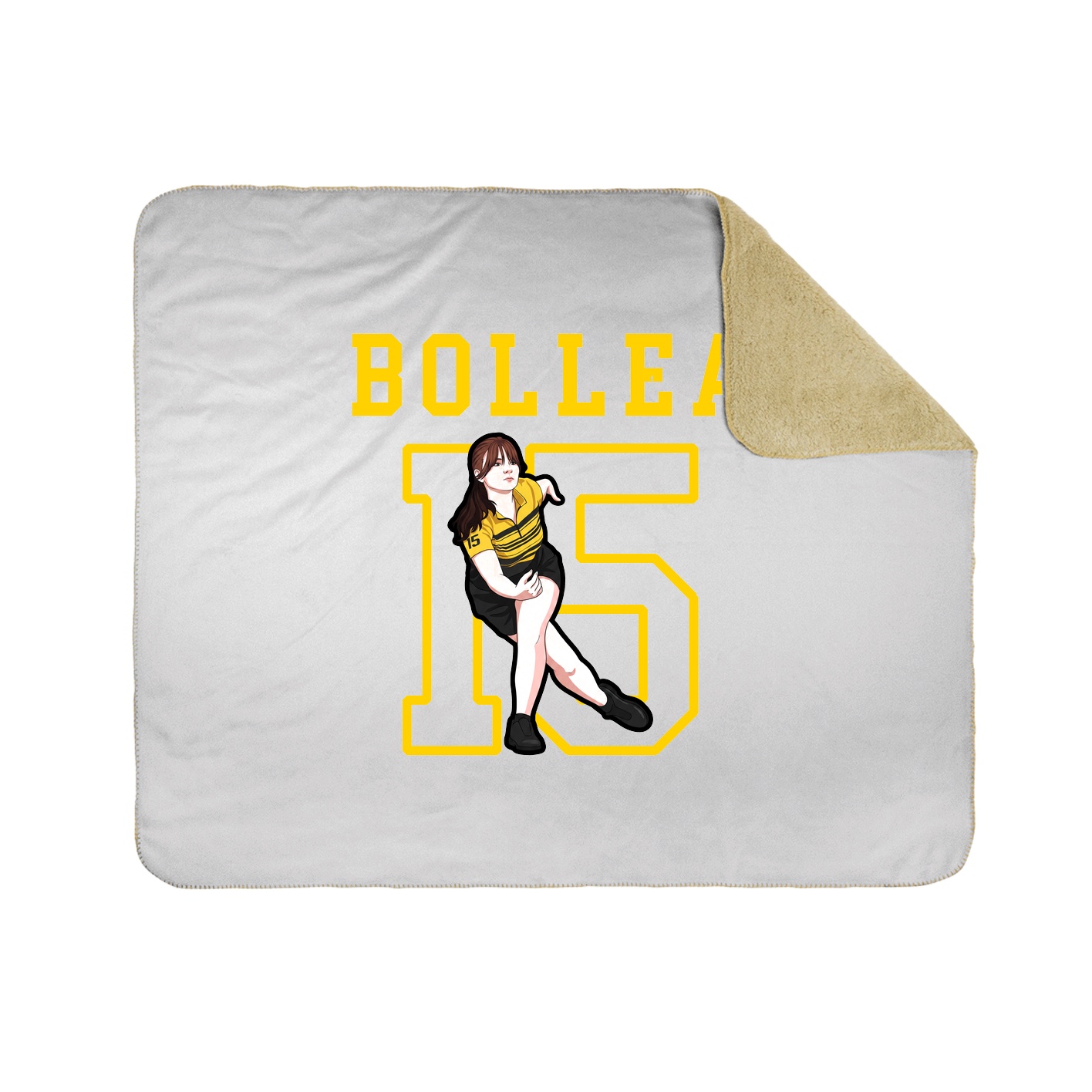 50x60 Sherpa Lined Throw Blanket