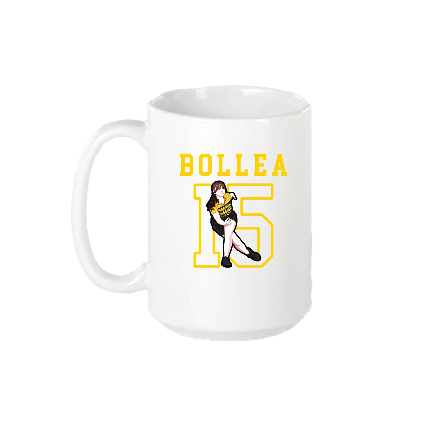 15oz Coffee Mug — Shirsey in White