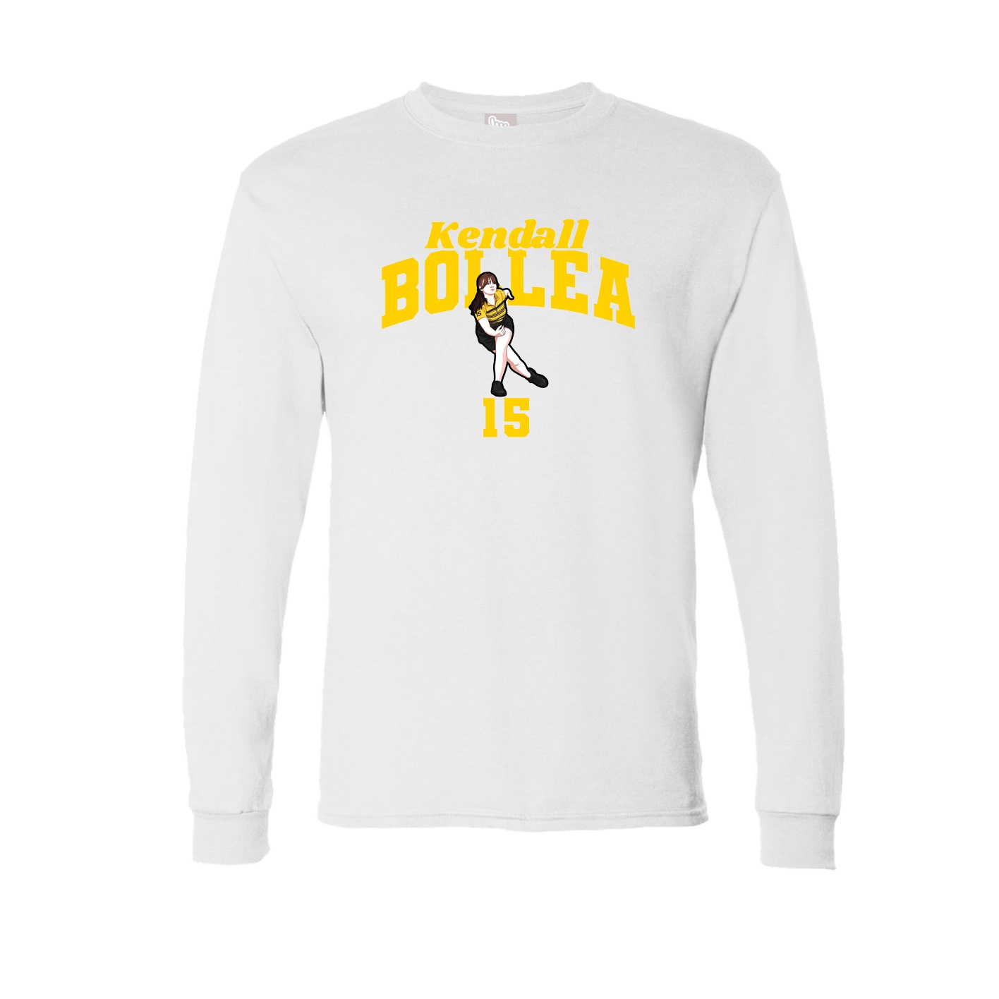 Long Sleeve Tee — Signature Arch in White