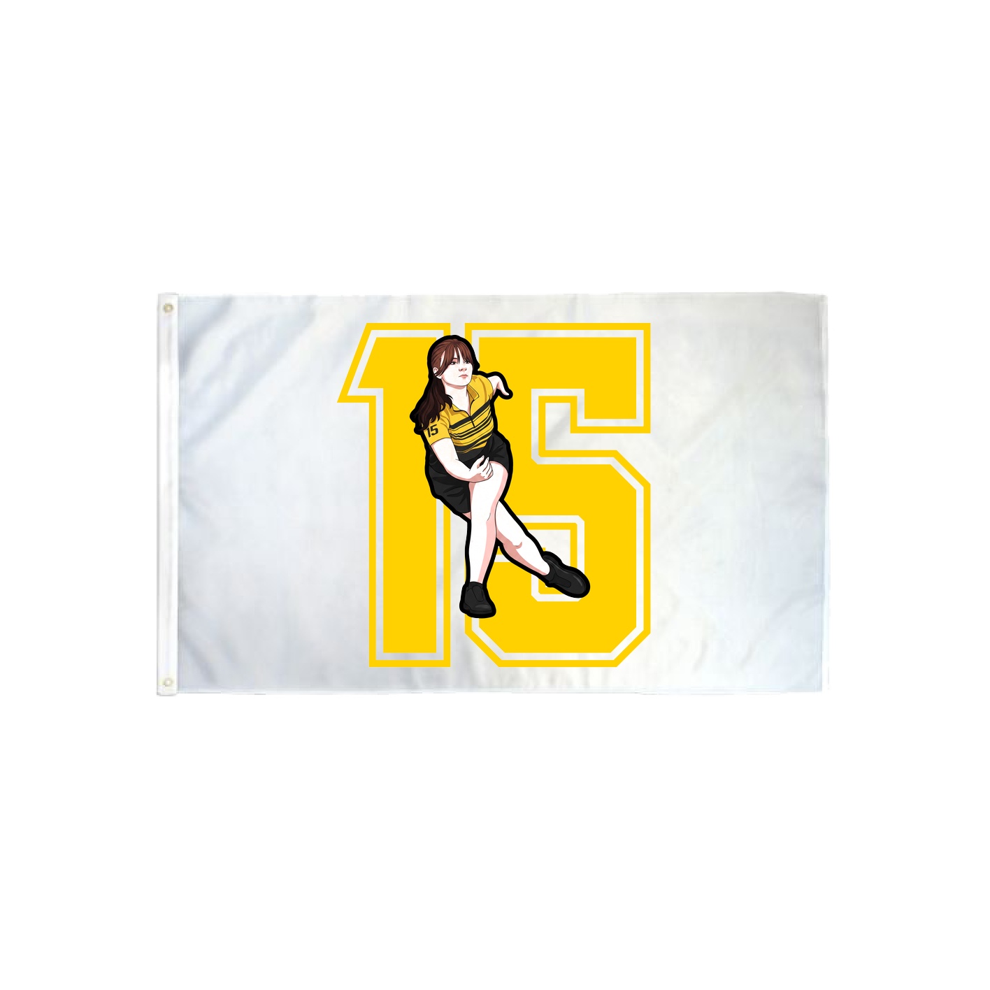 3x5 Flag — Number in Classic