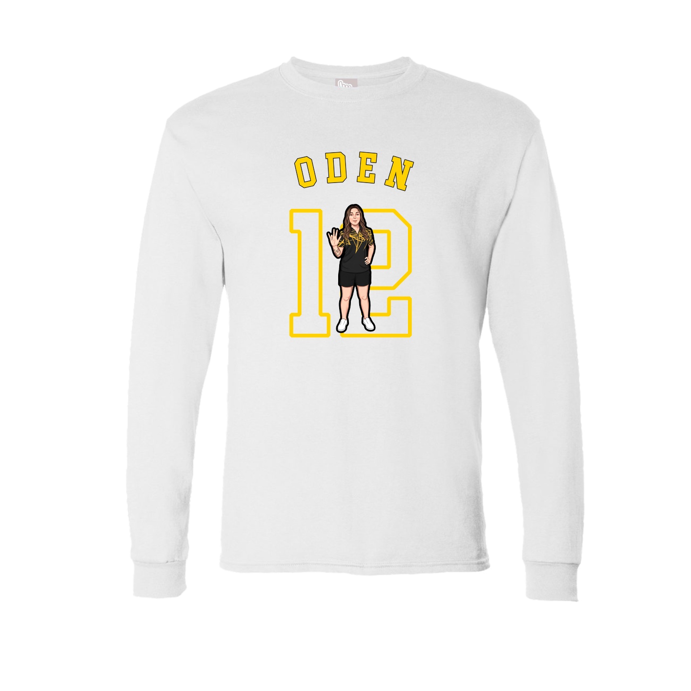 Long Sleeve Tee — Shirsey Arch in White