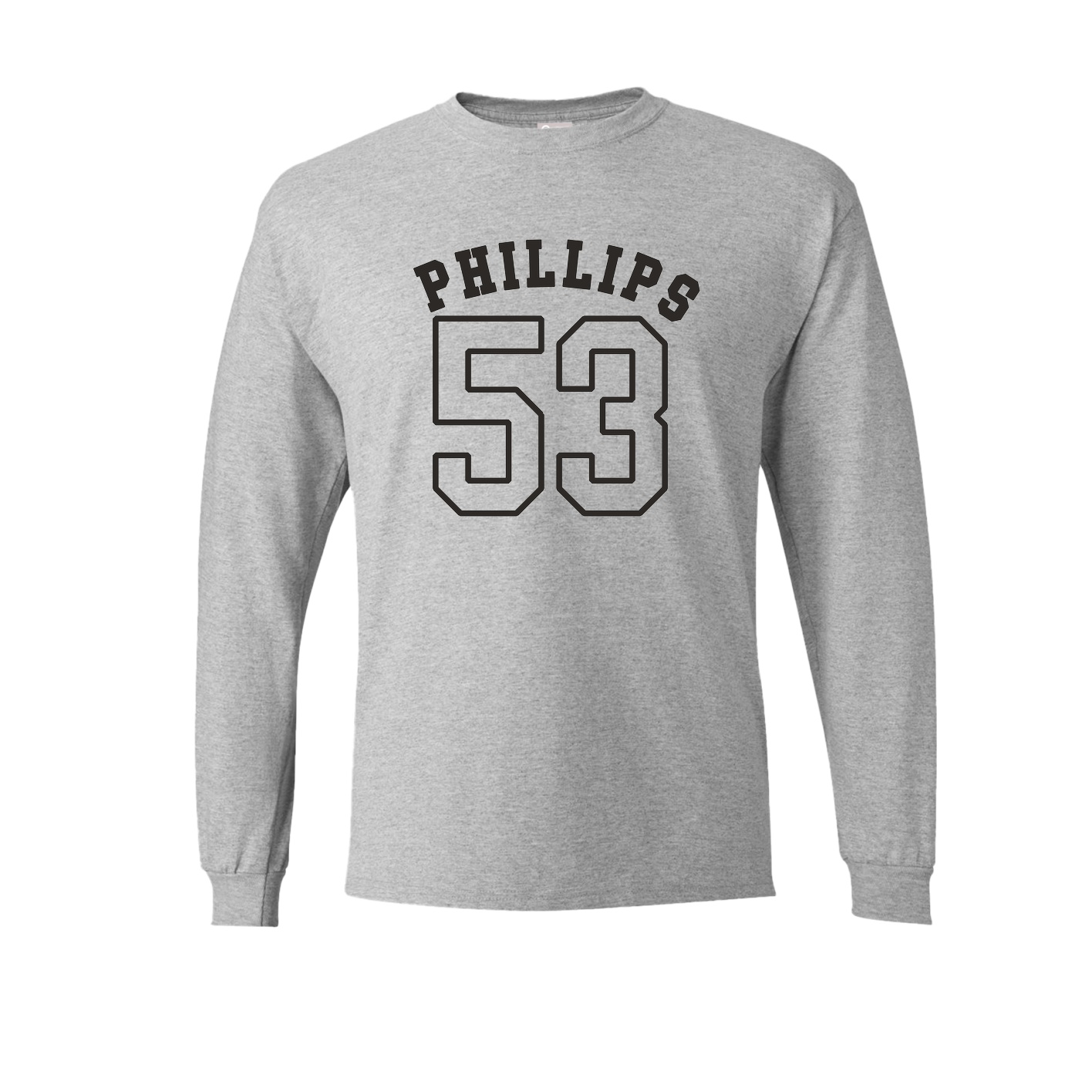 Long Sleeve Tee — Shirsey Arch in Grey