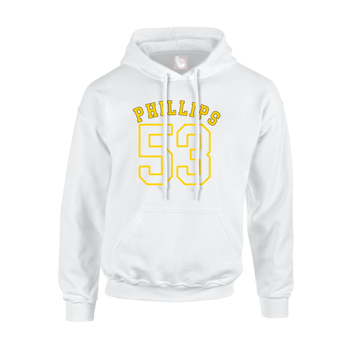 Hoodie — Shirsey Arch in White