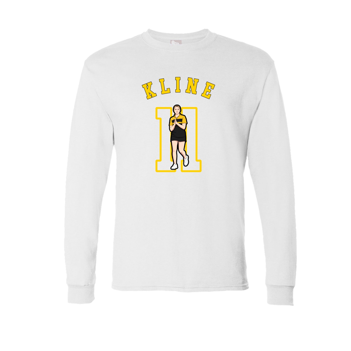 Long Sleeve Tee — Shirsey Arch in White