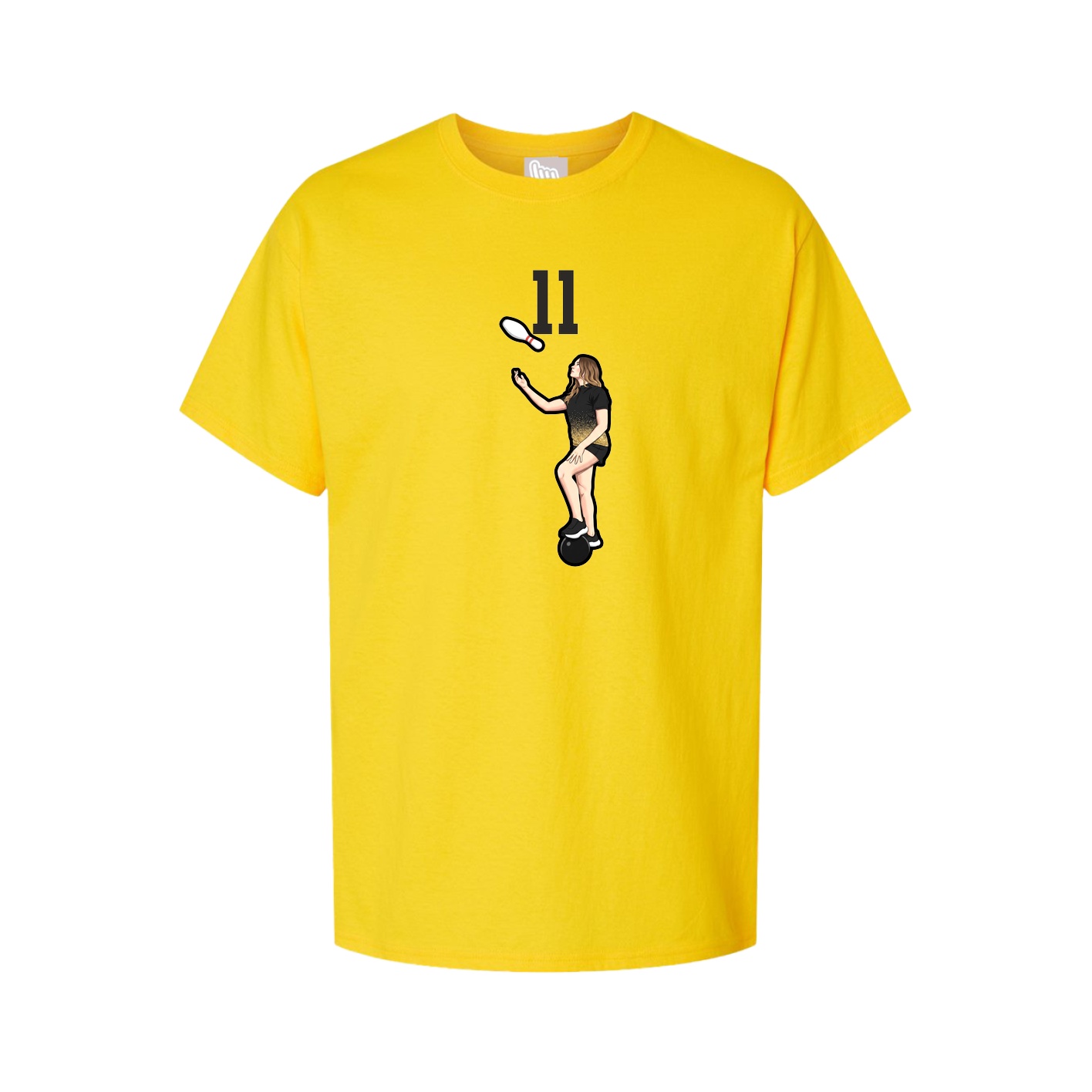 Tee — Number Top in Gold