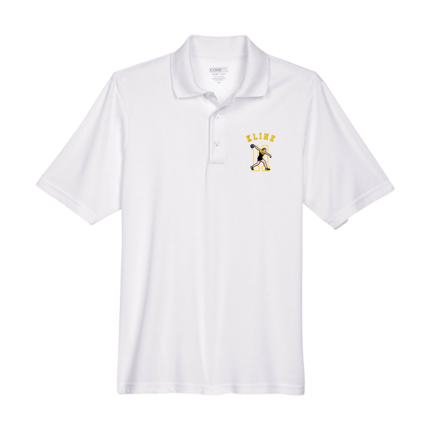 Performance Polo — Shirsey Arch in White