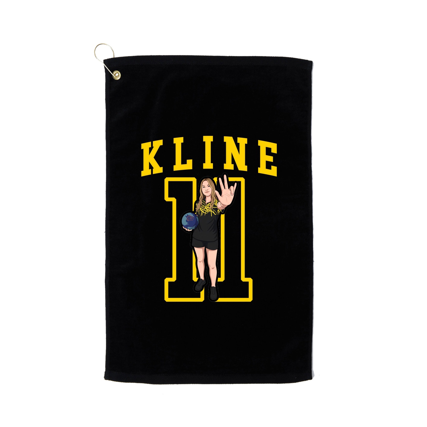 Golf Towel — Shirsey in Black