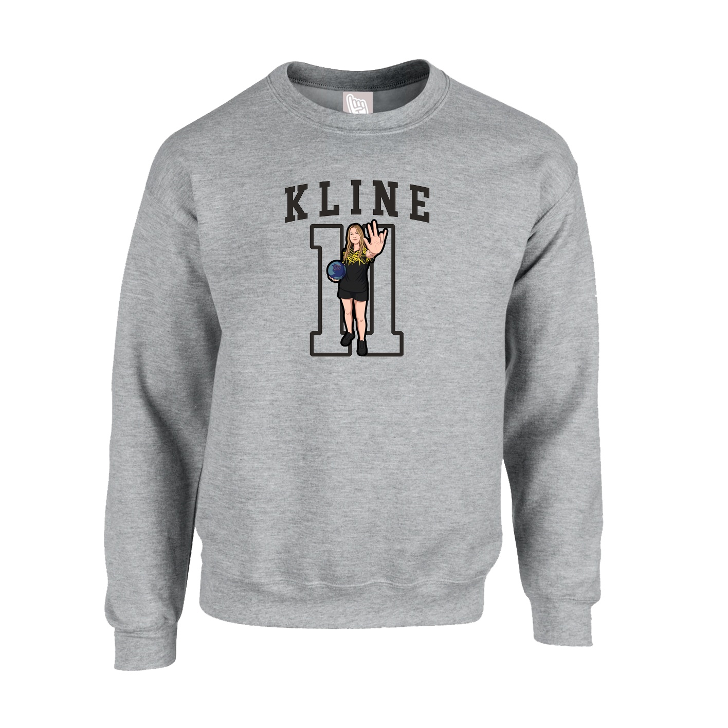 Fleece Crew — Shirsey in Grey