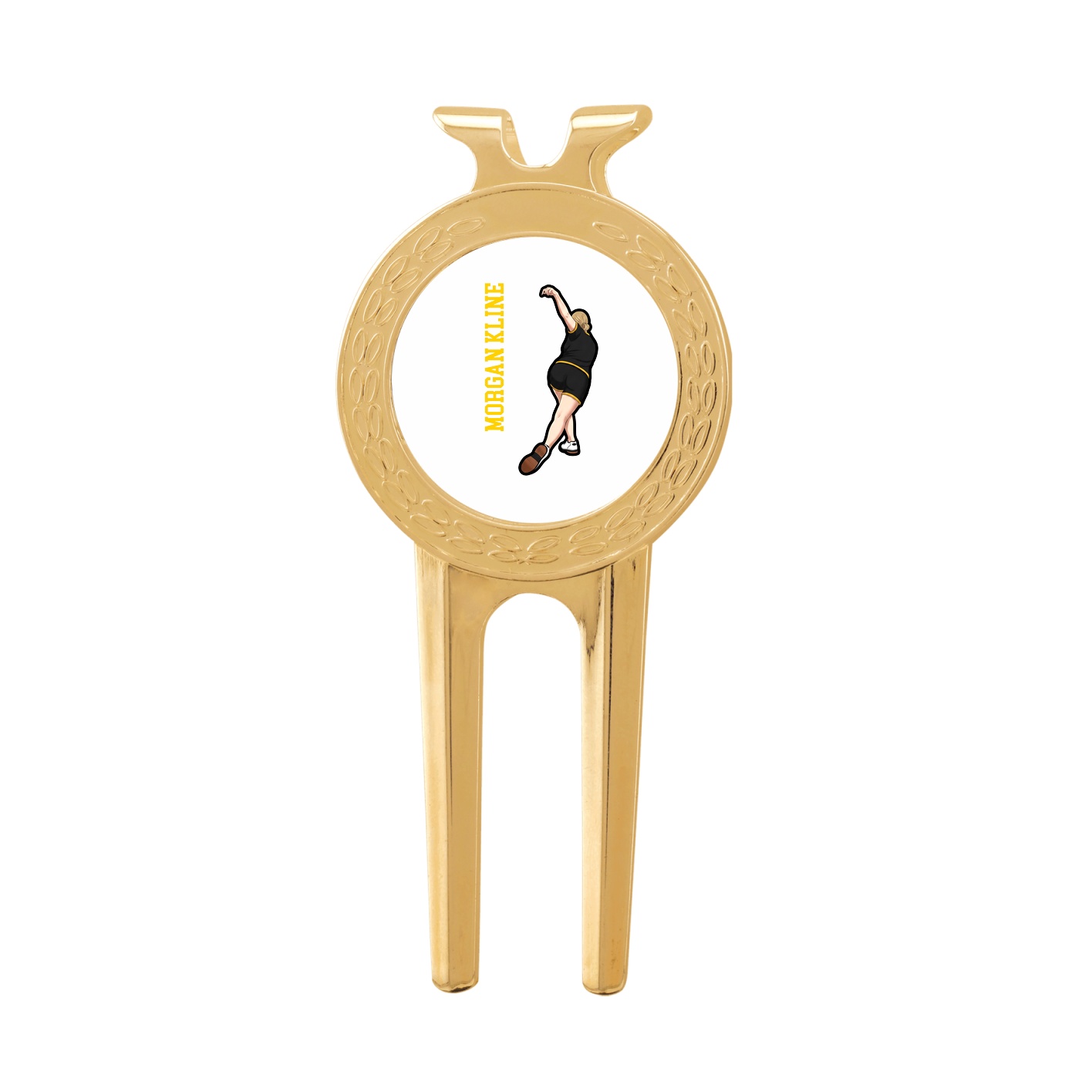 Divot Tool with Ball Marker — Name Vertical in Classic