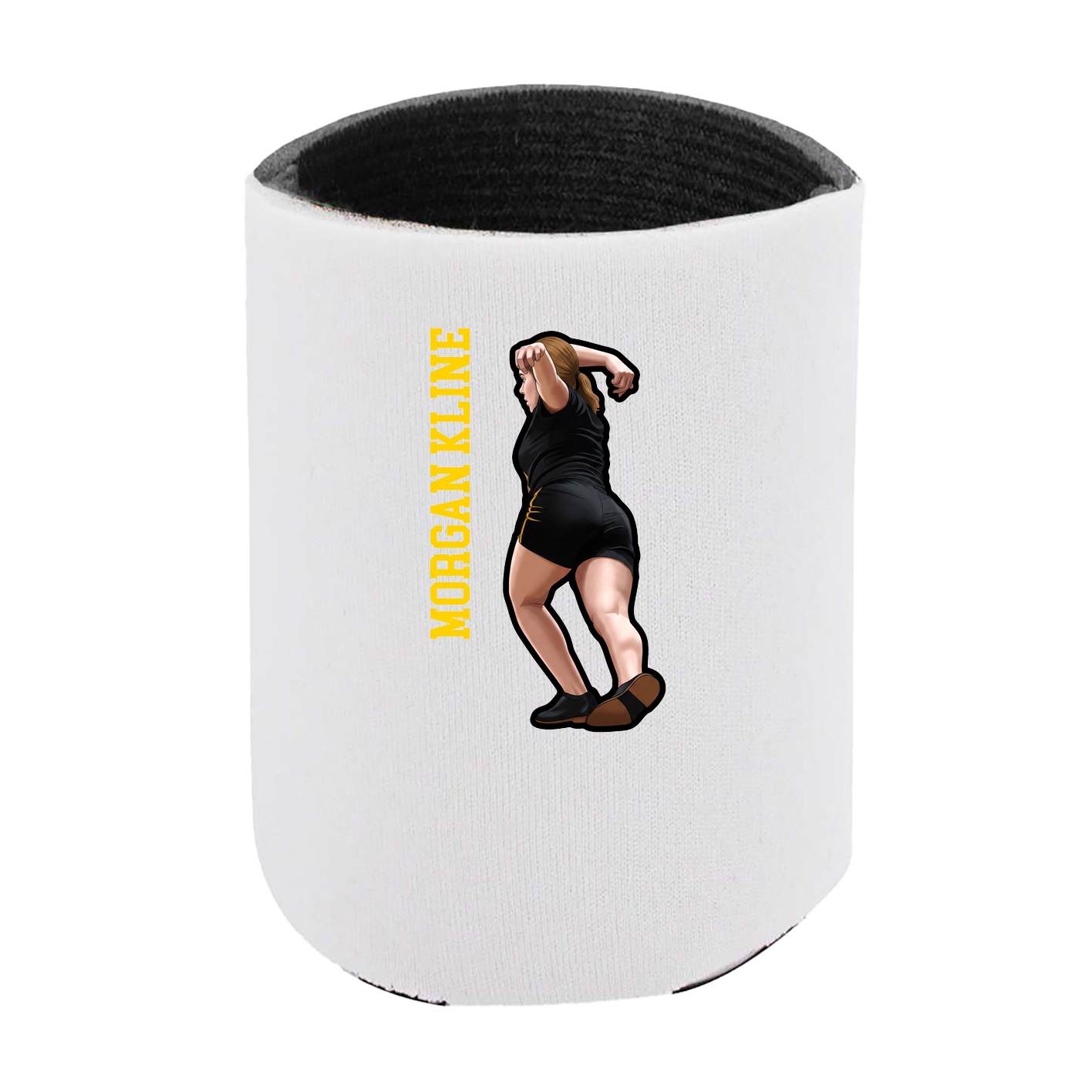 Can Holder — Name Vertical in White