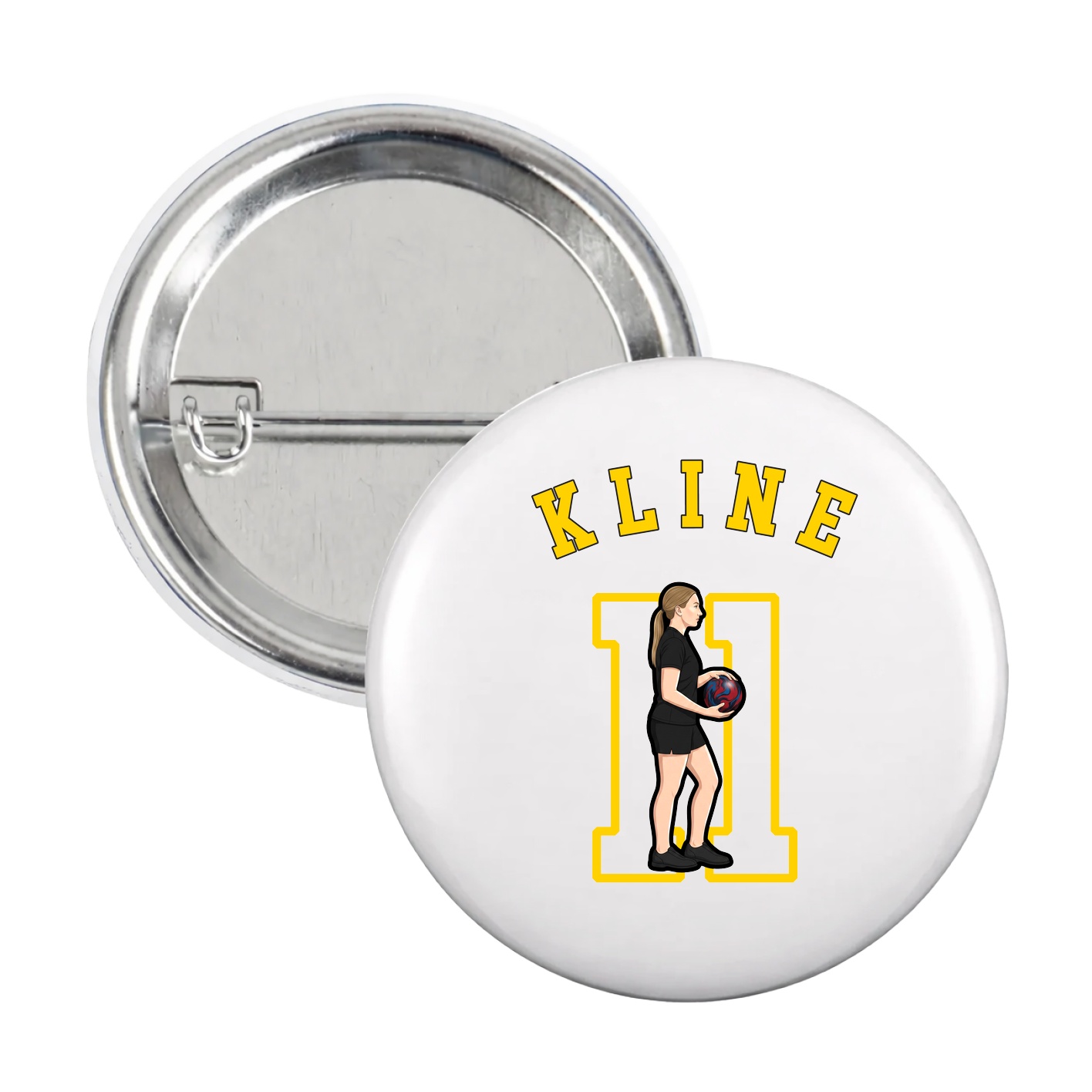 Game Day Button — Shirsey Arch in White