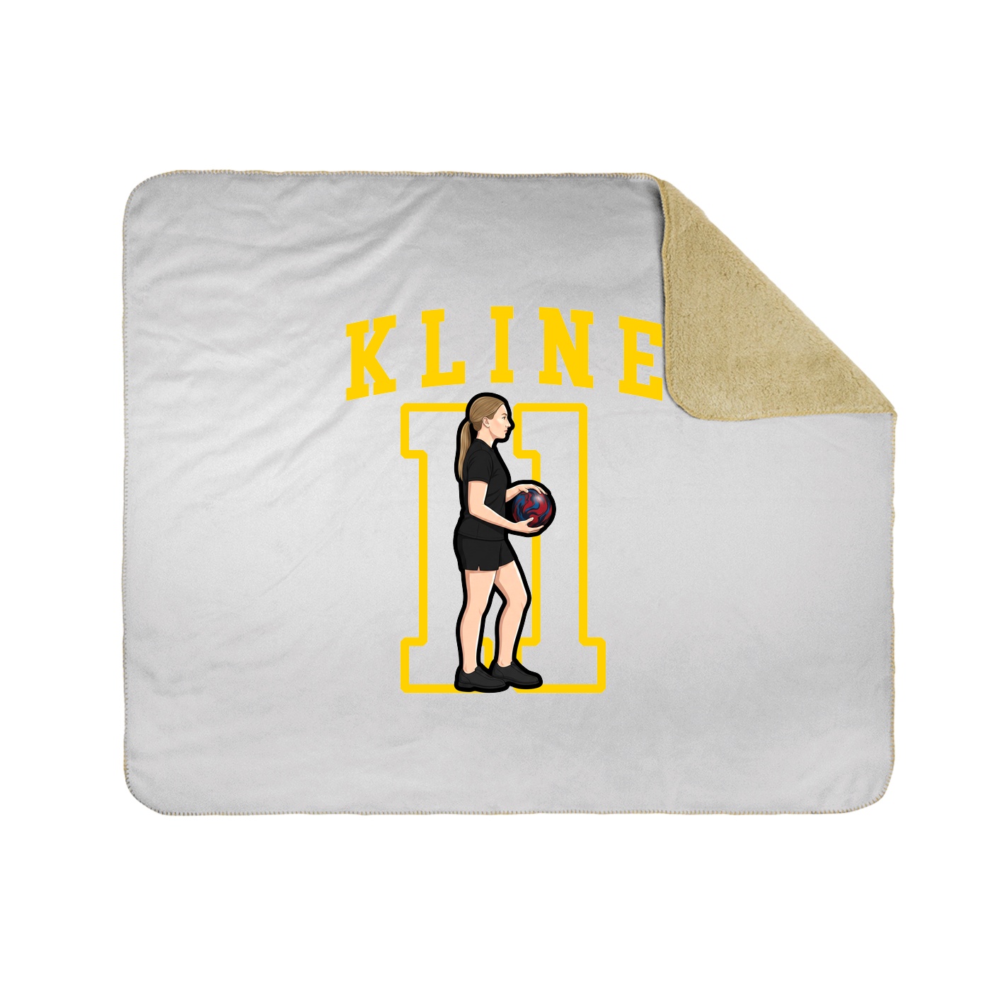 Throw Blanket — Shirsey in White