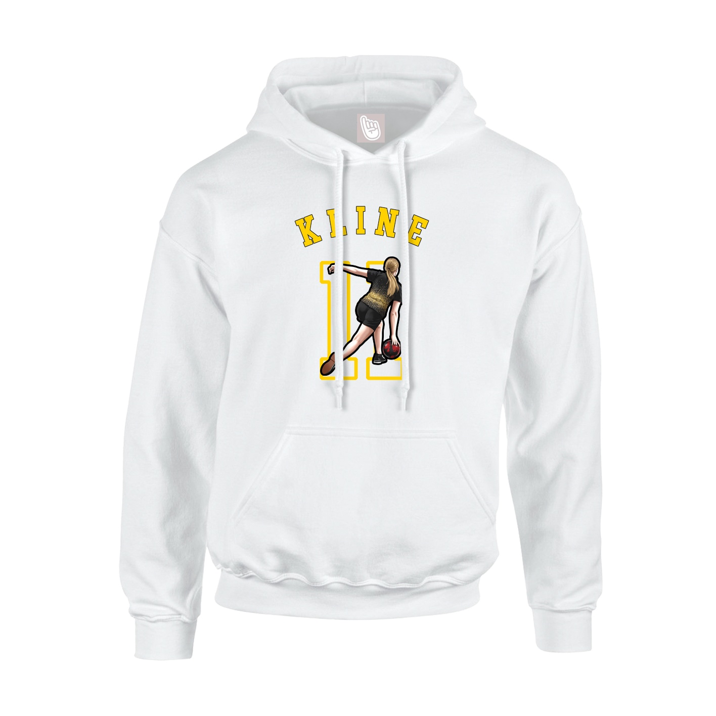 Youth Hoodie — Shirsey Arch in White