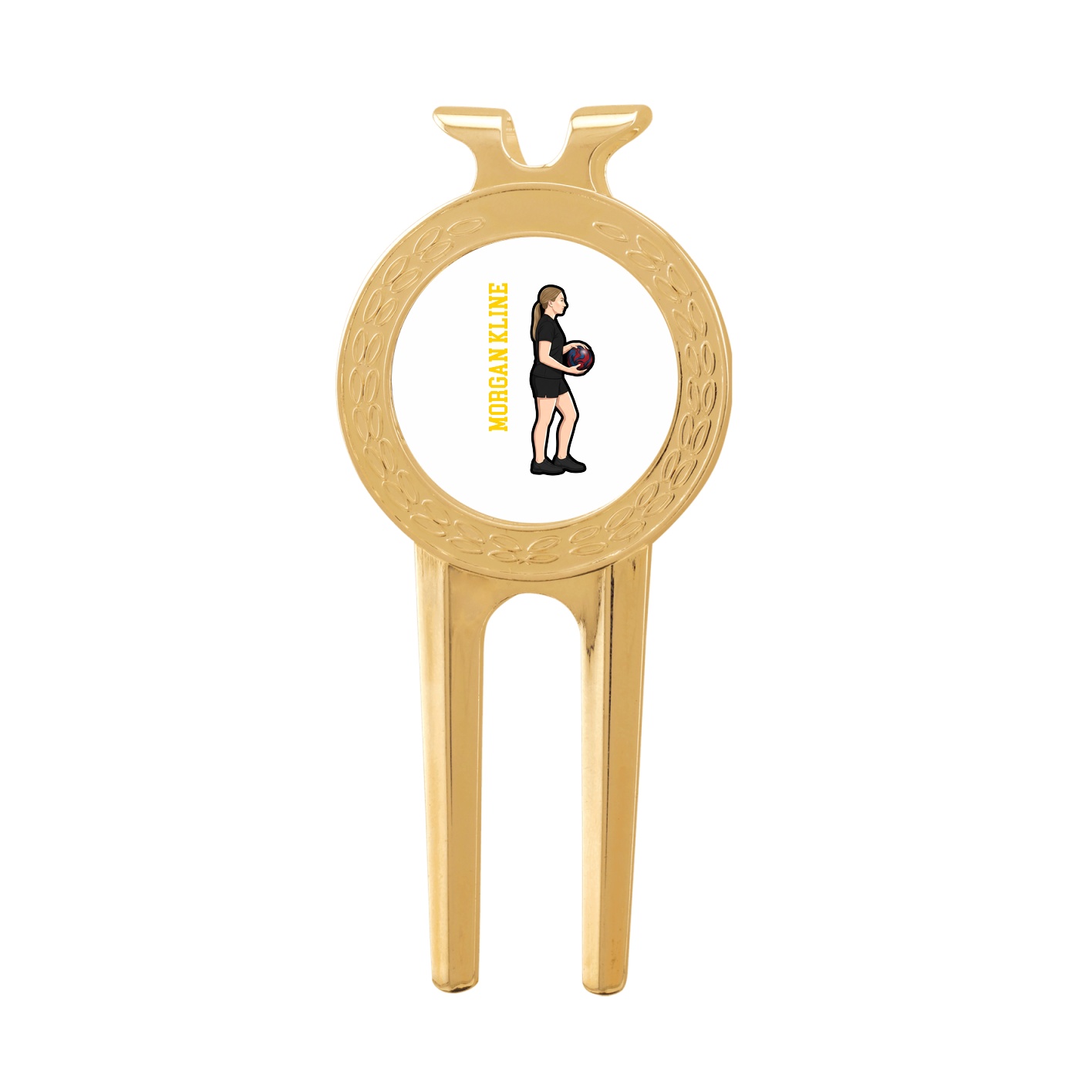 Divot Tool with Ball Marker — Name Vertical in Classic