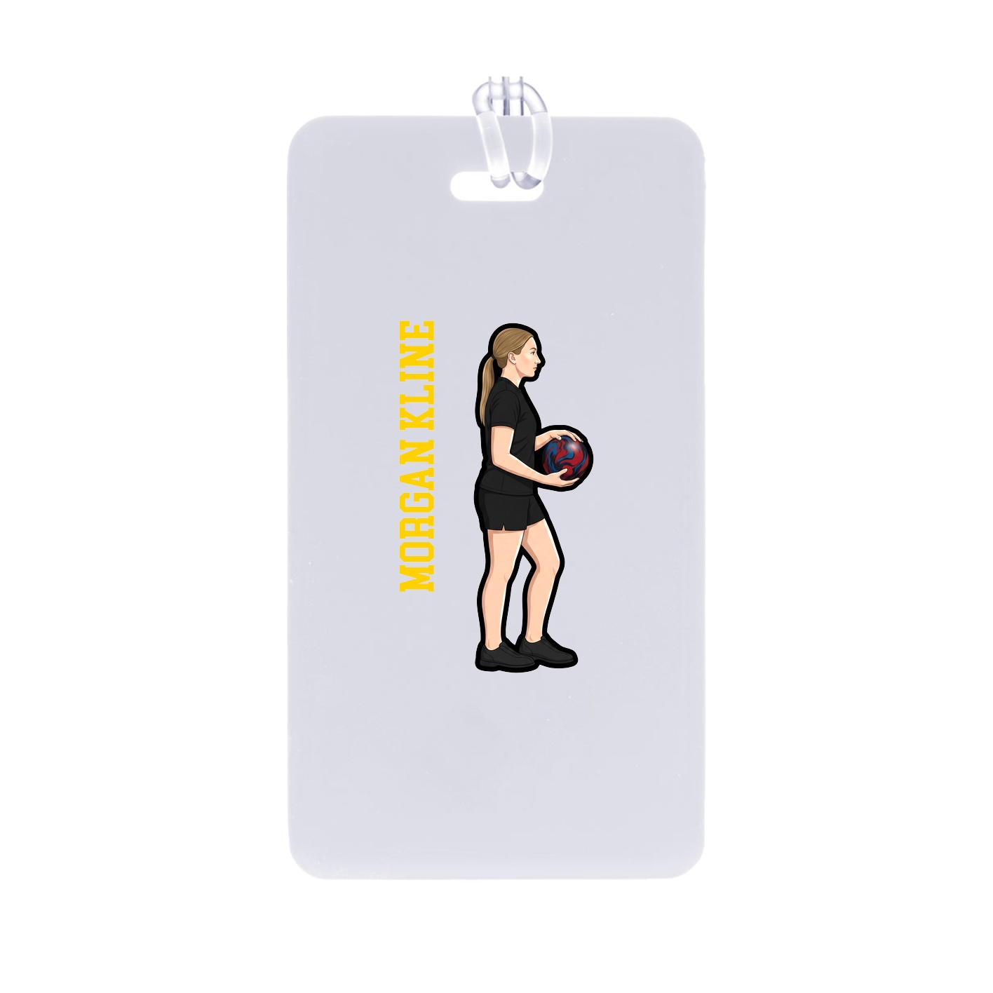 Bag Tag — Name Vertical in Classic