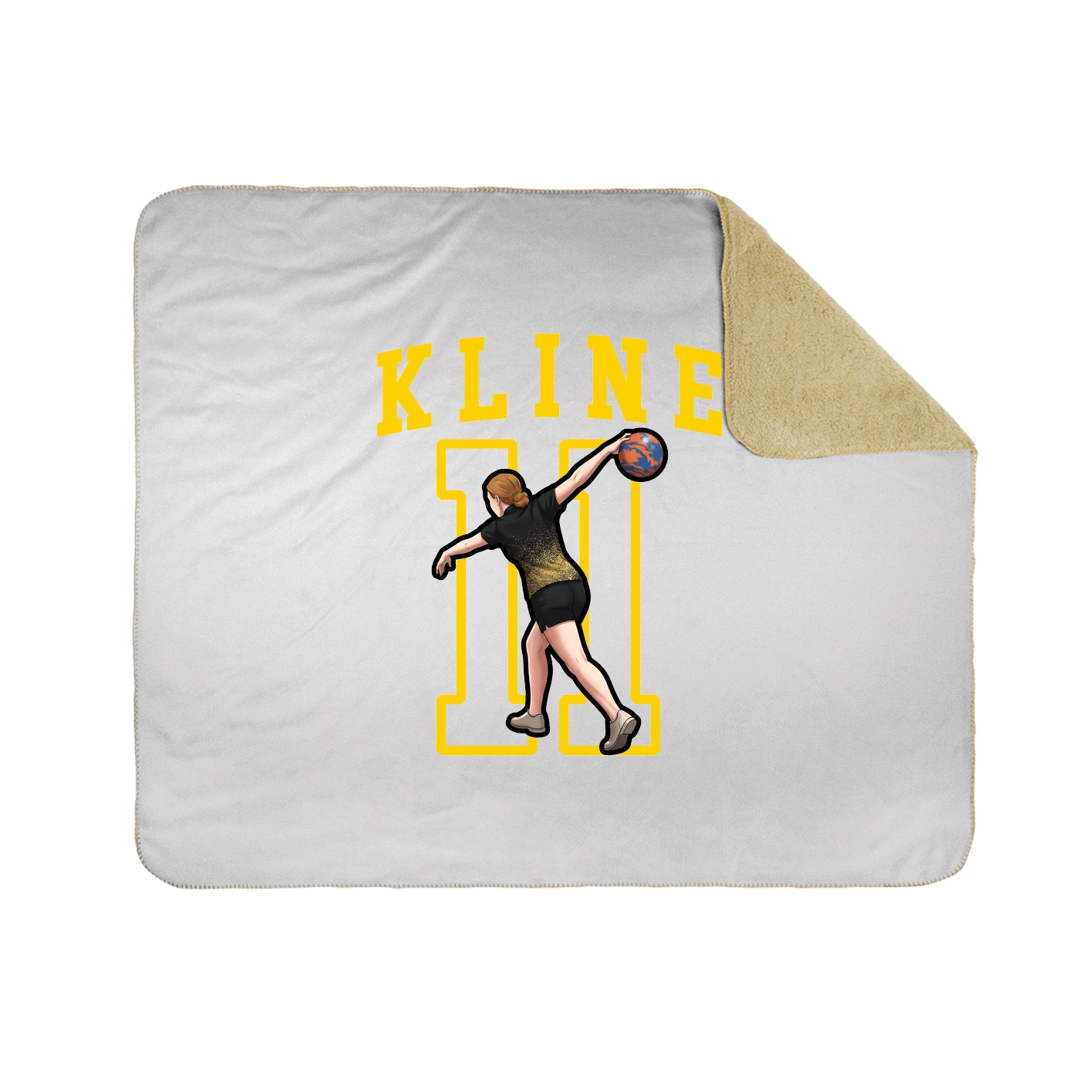 50x60 Sherpa Lined Throw Blanket