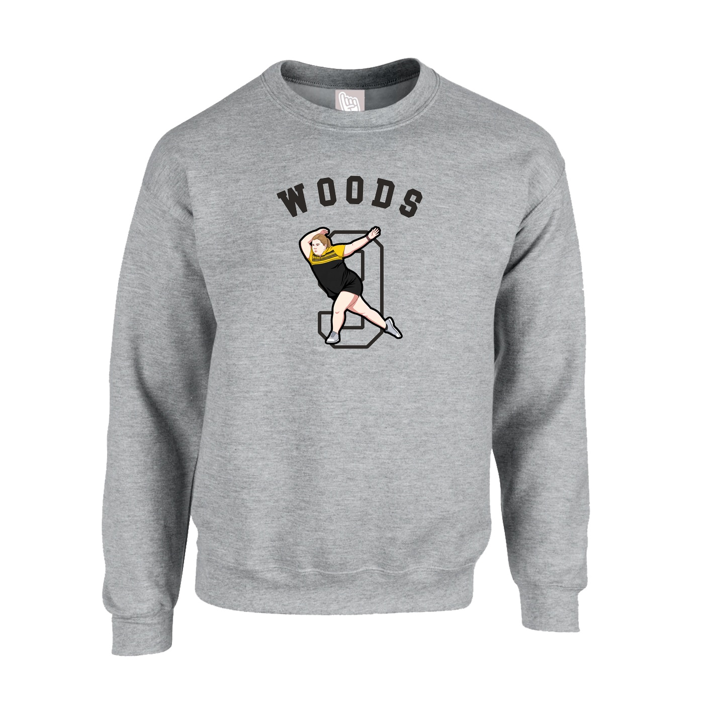 Fleece Crew — Shirsey Arch in Grey