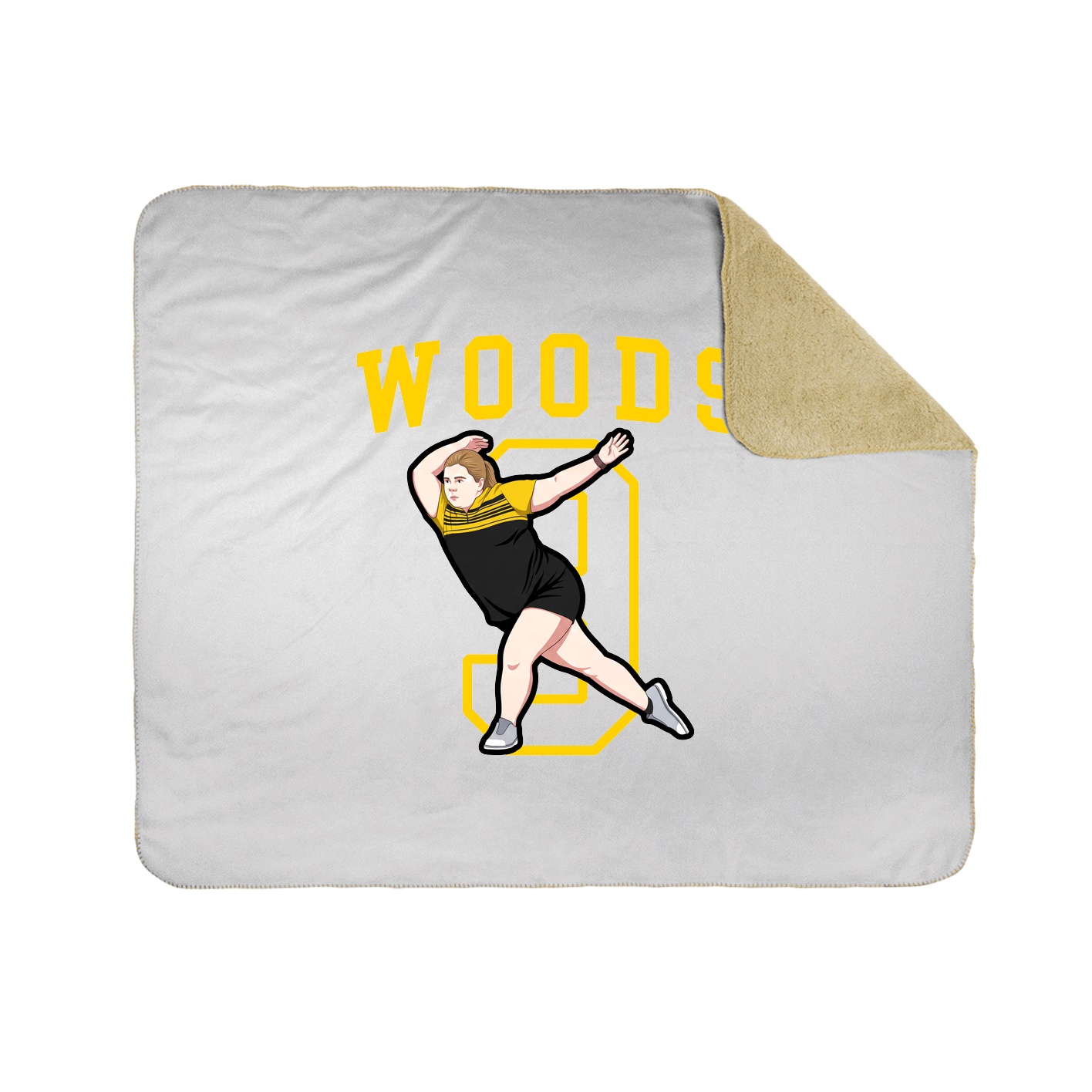 Throw Blanket — Shirsey in White
