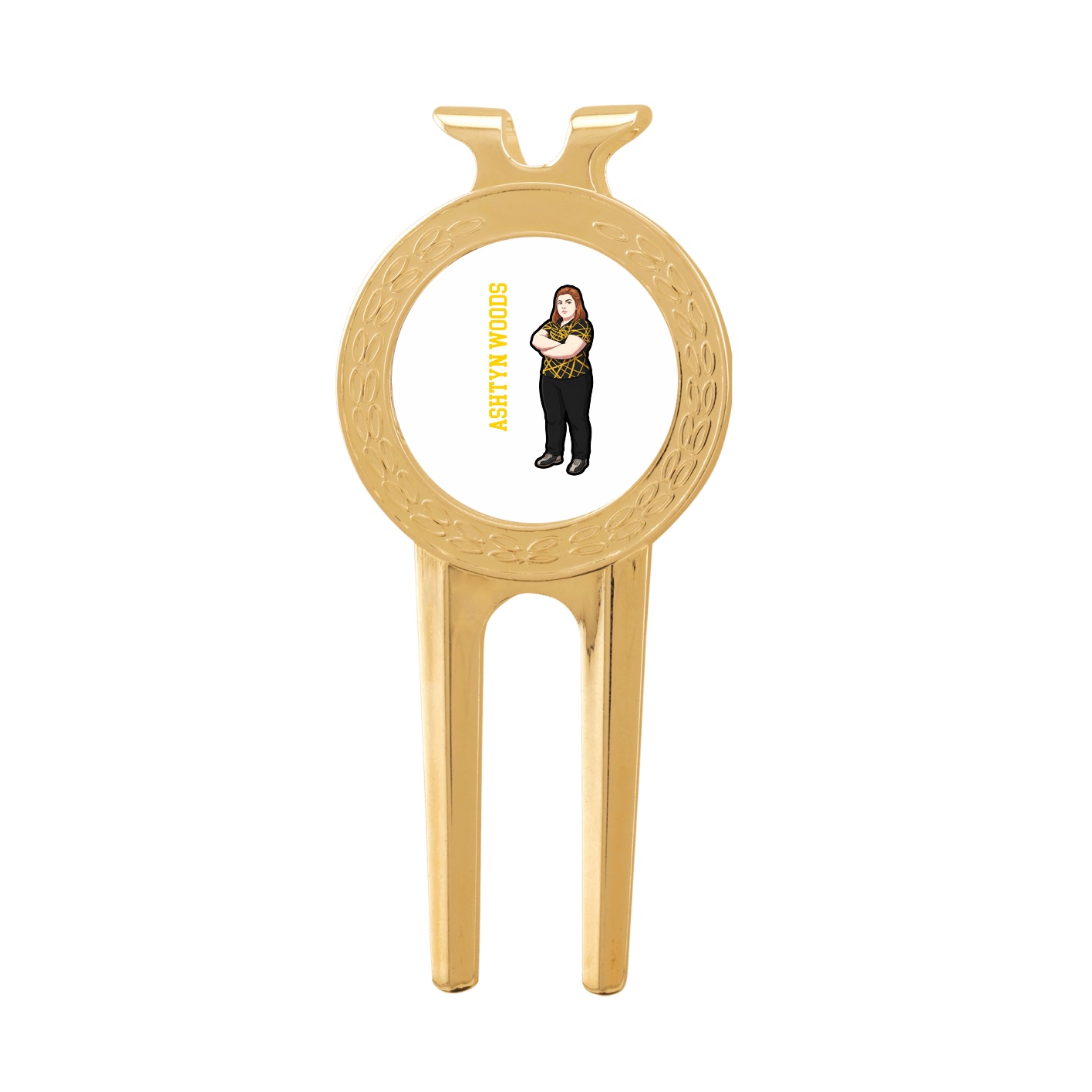Divot Tool with Ball Marker — Name Vertical in Classic