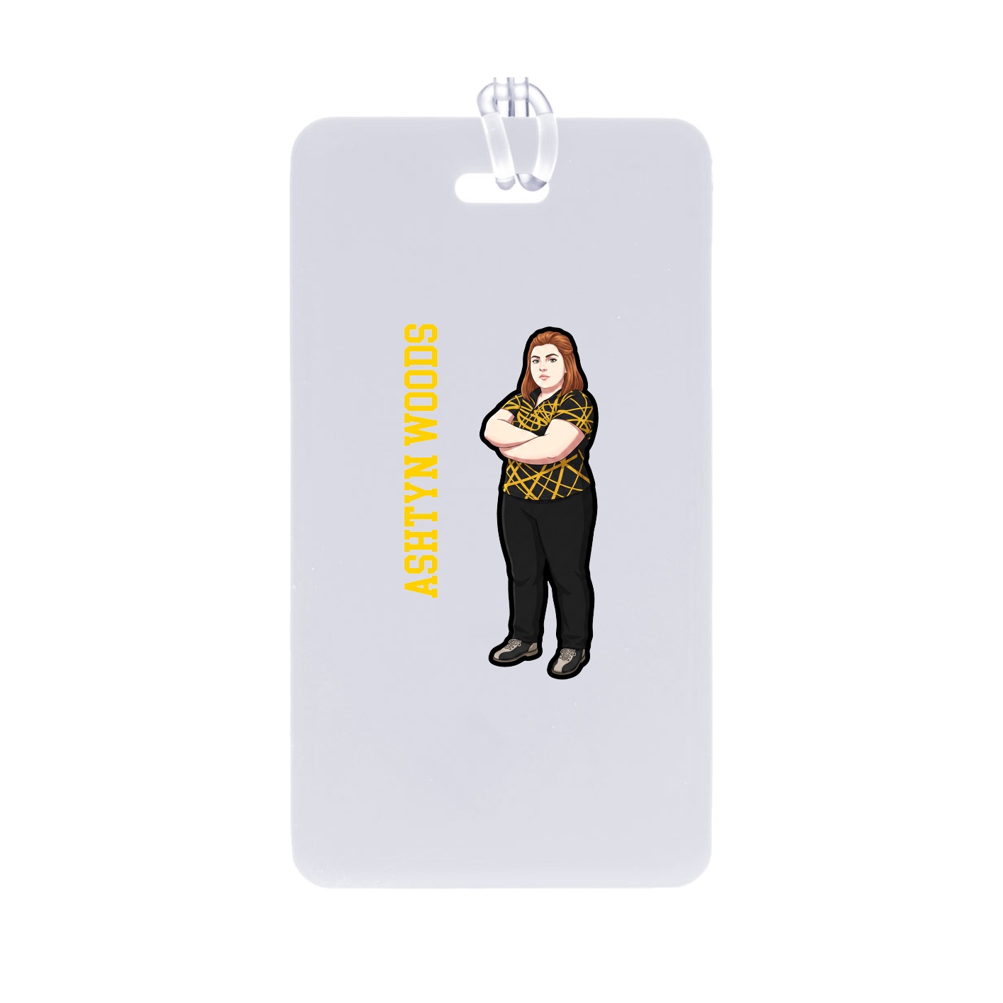 Bag Tag — Name Vertical in Classic