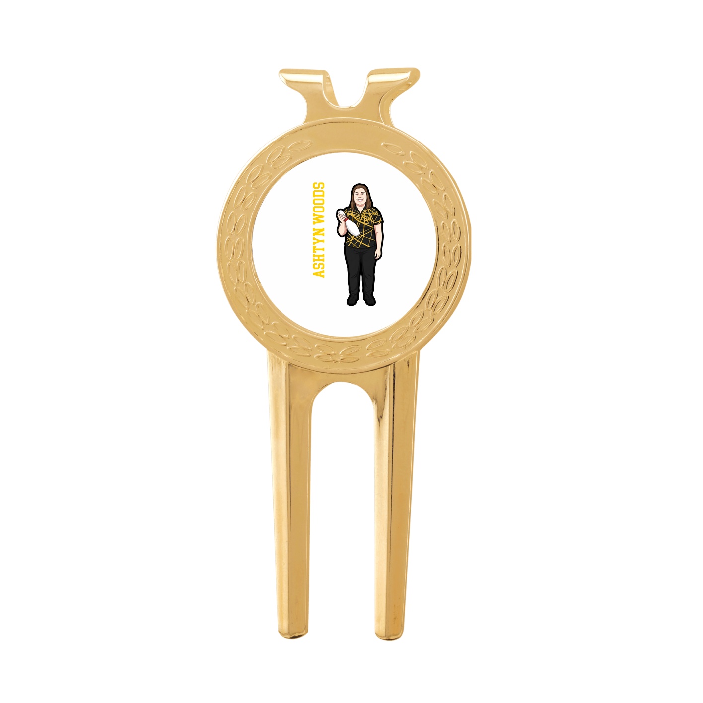 Divot Tool with Ball Marker — Name Vertical in Classic