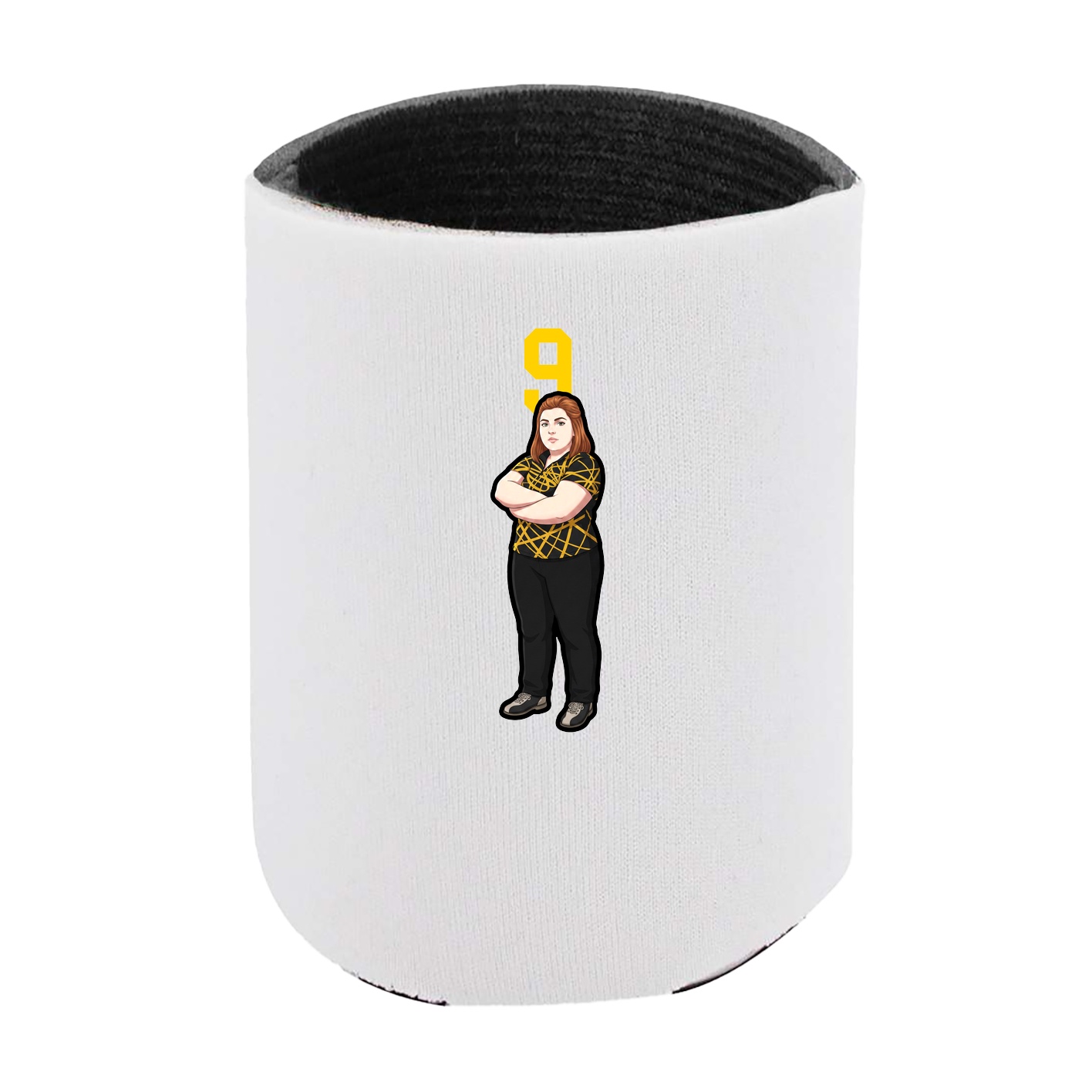 Can Holder — Number Top in White