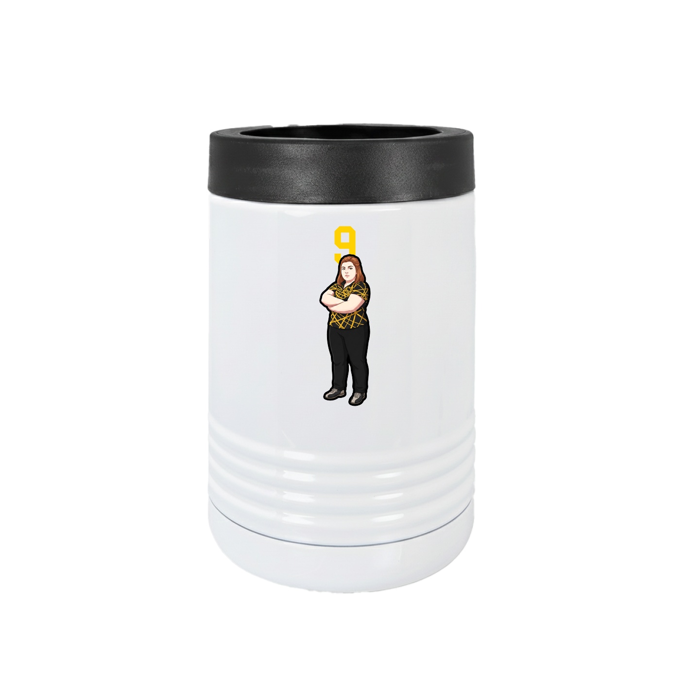 Beverage Holder — Number Top in White