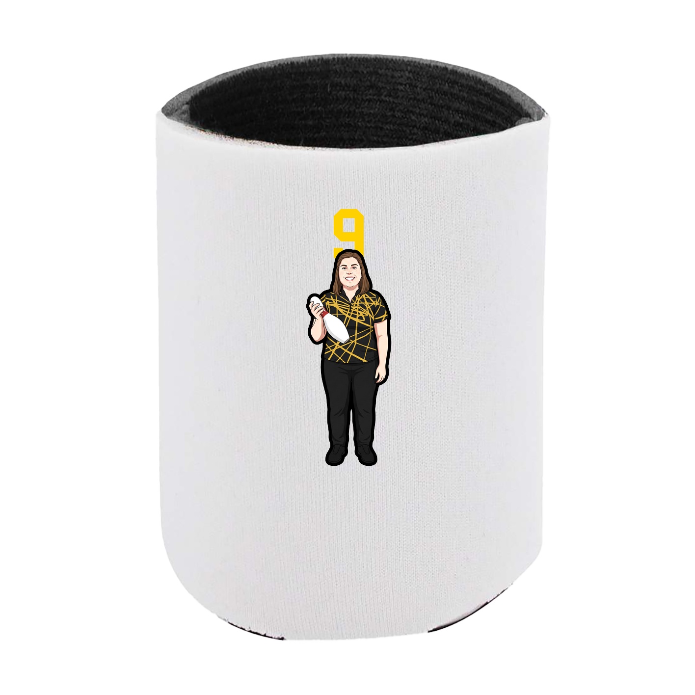 Can Holder — Number Top in White